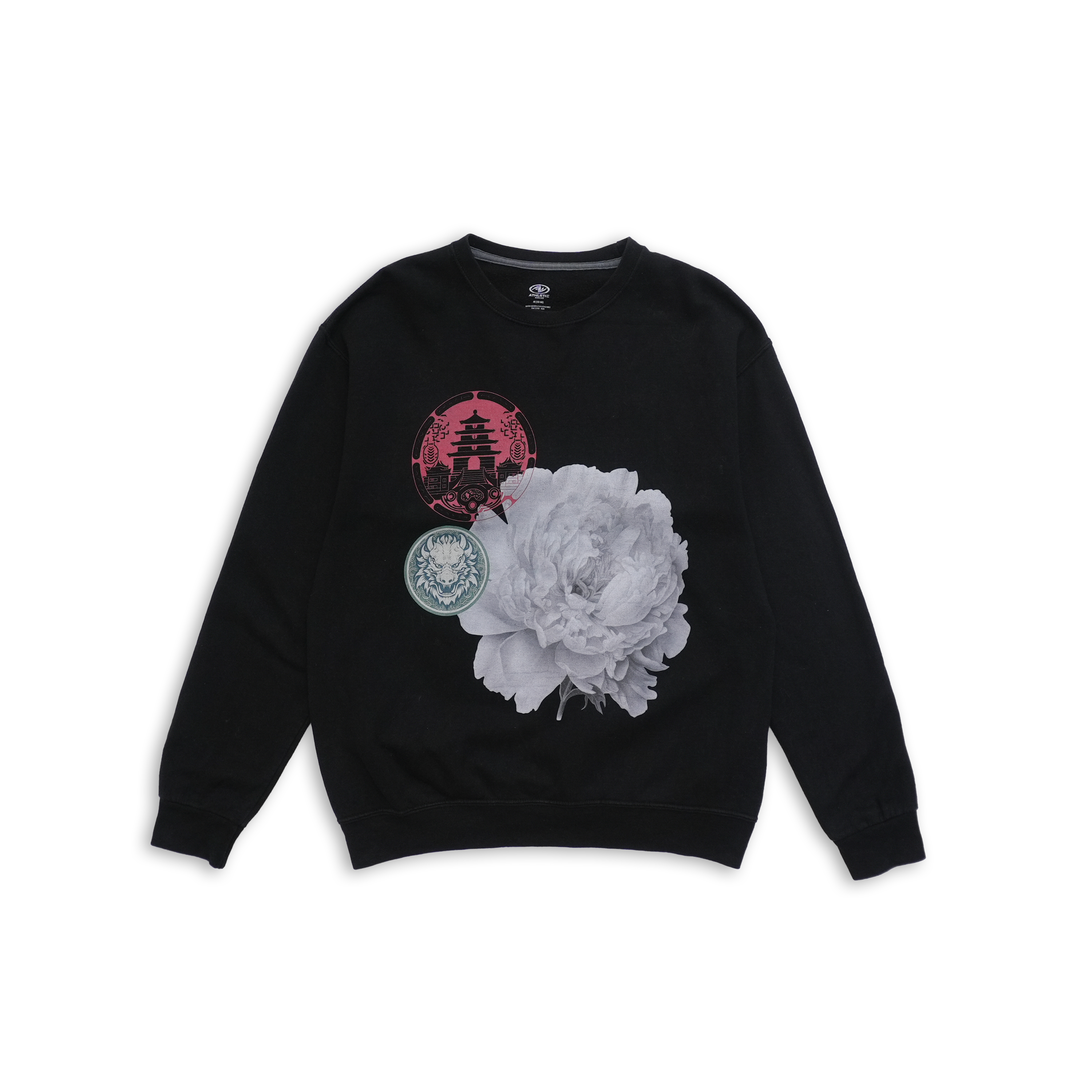 peony sweat black size M