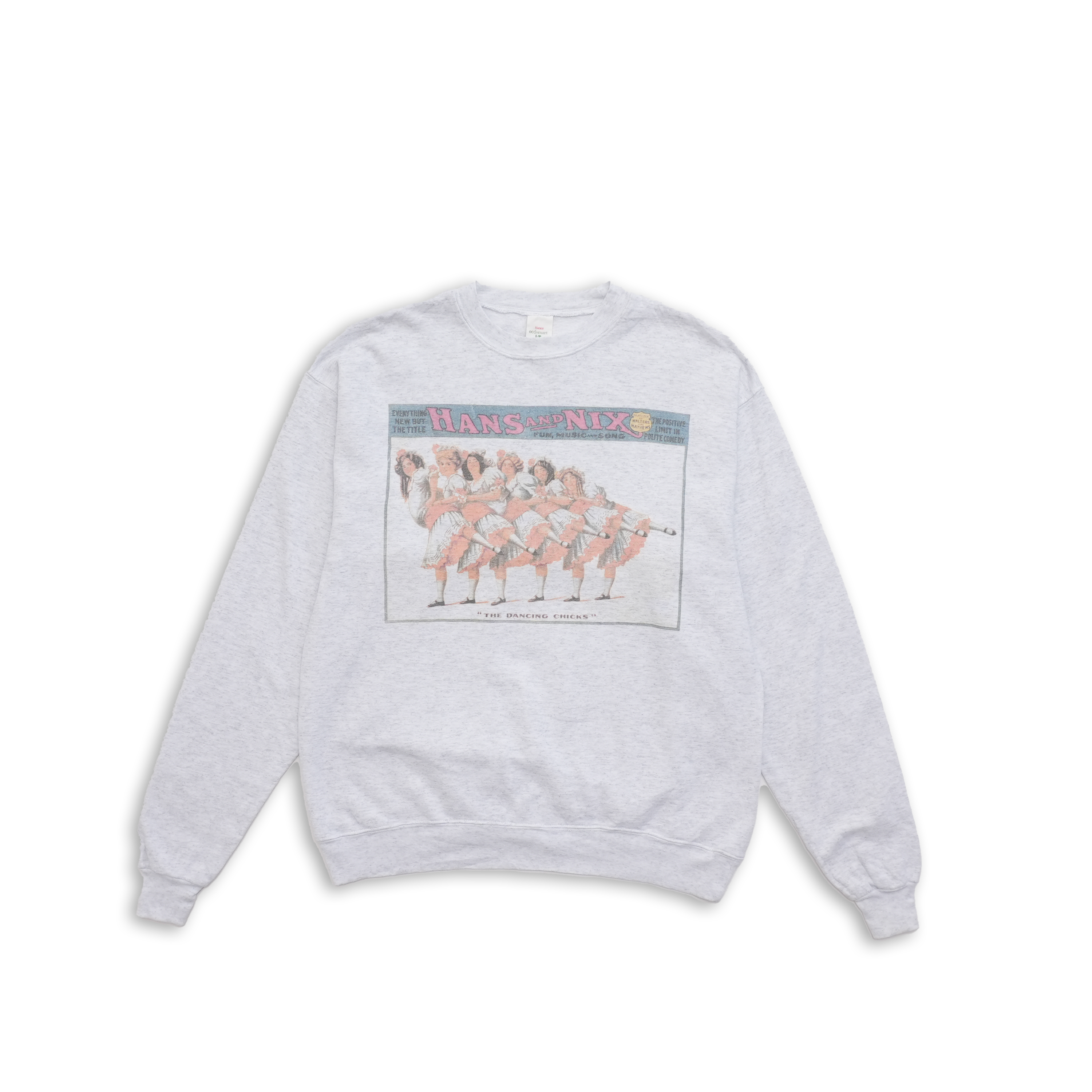 dancing chicks sweat light gray size M