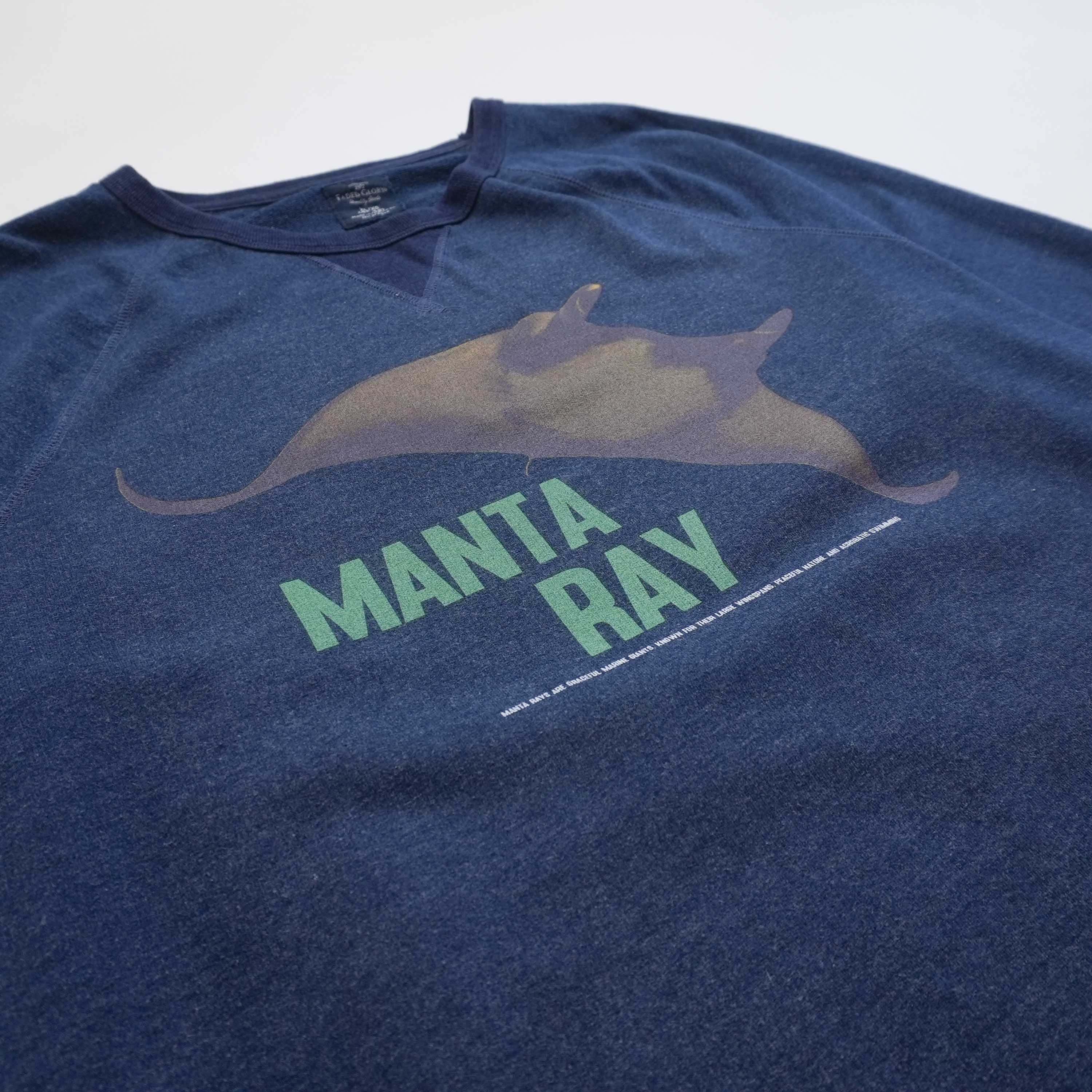 manta ray sweat navy size XL