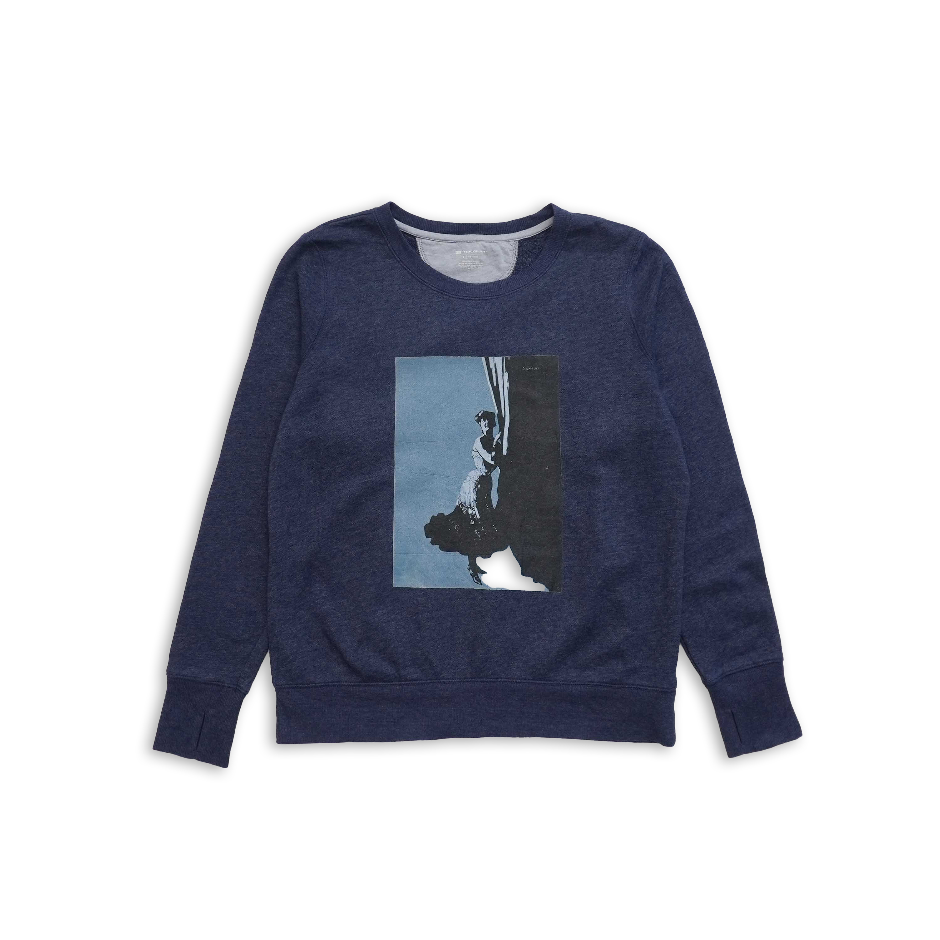 woman sweat navy size L