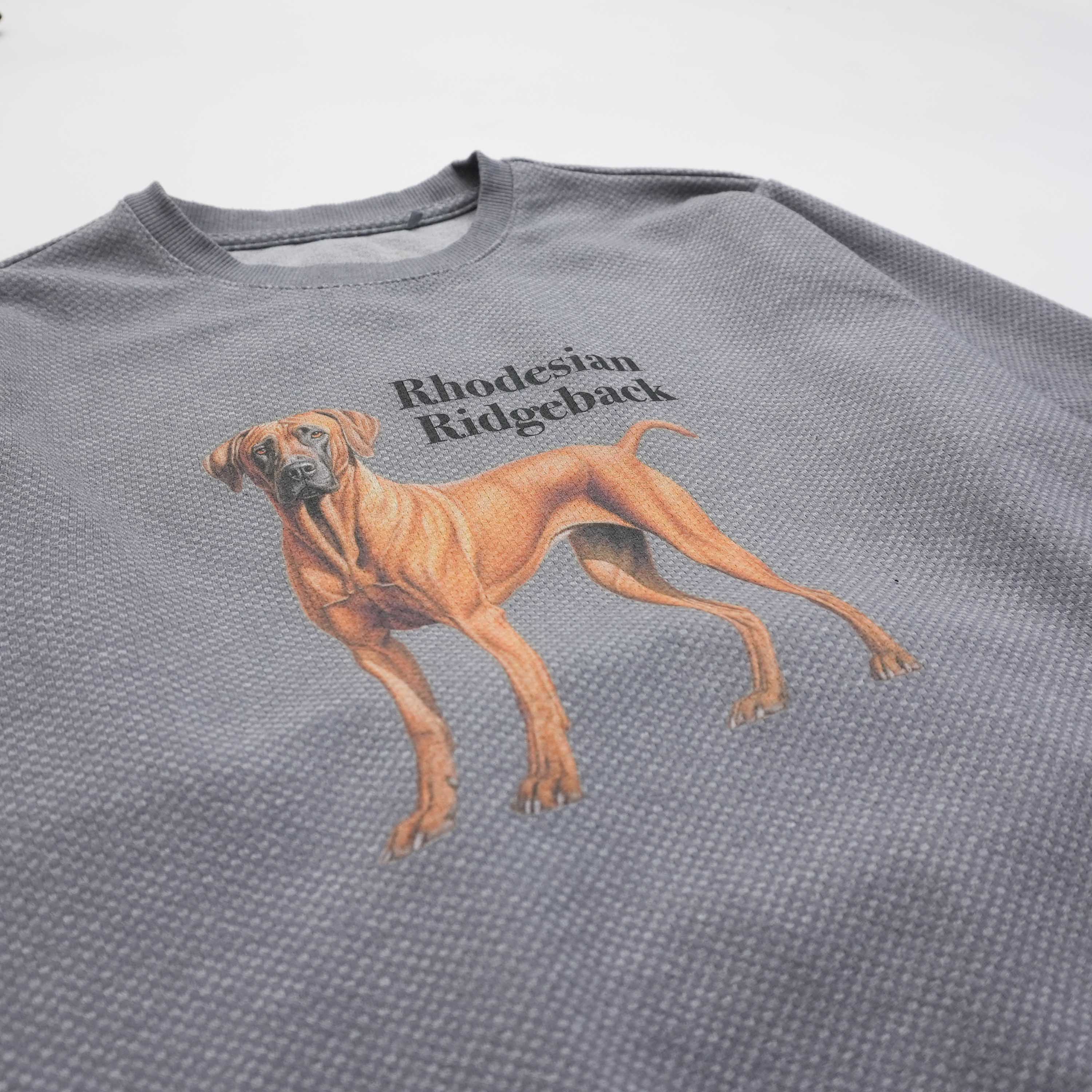 rhodesian ridgeback sweat light gray size S
