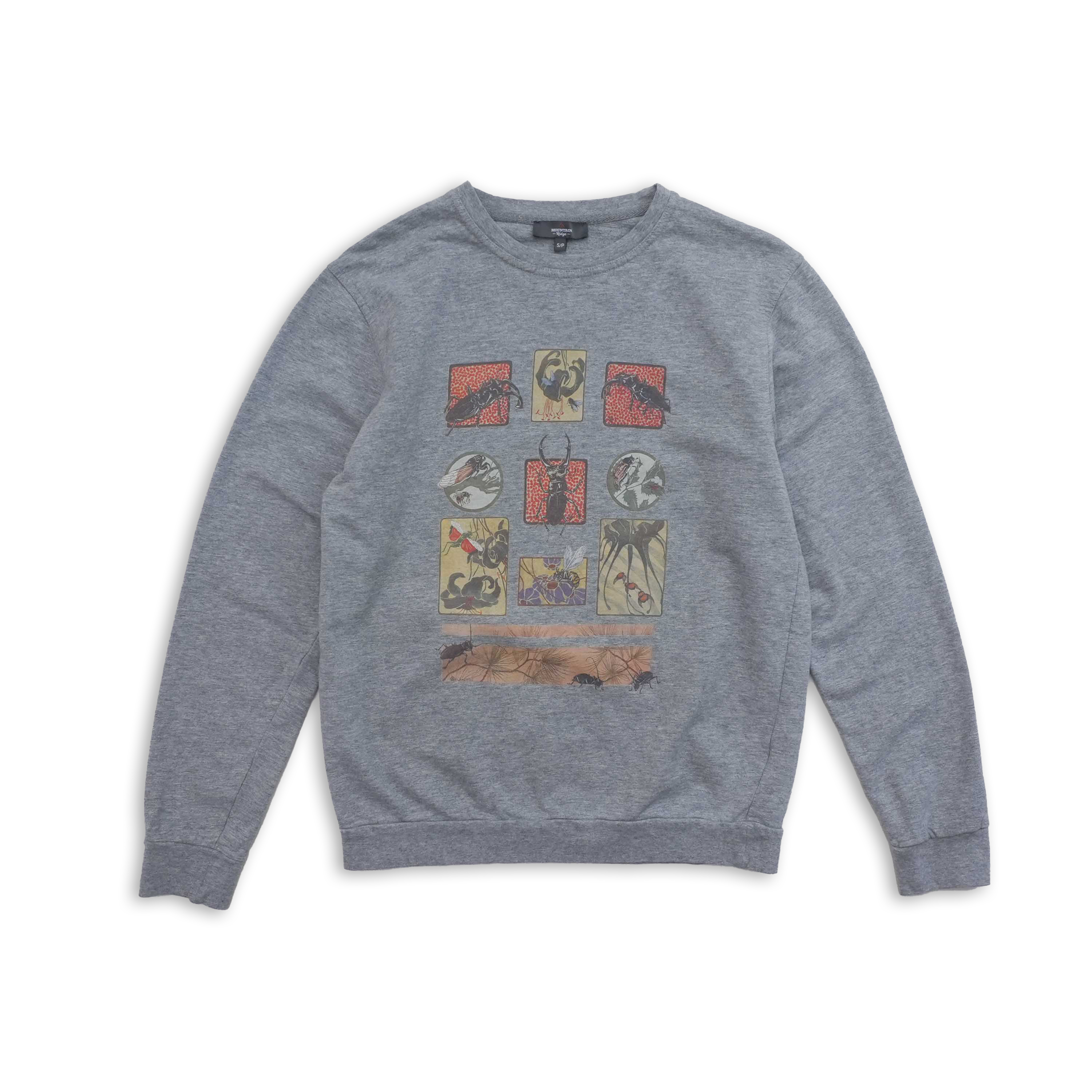 insect sweat light gray size S