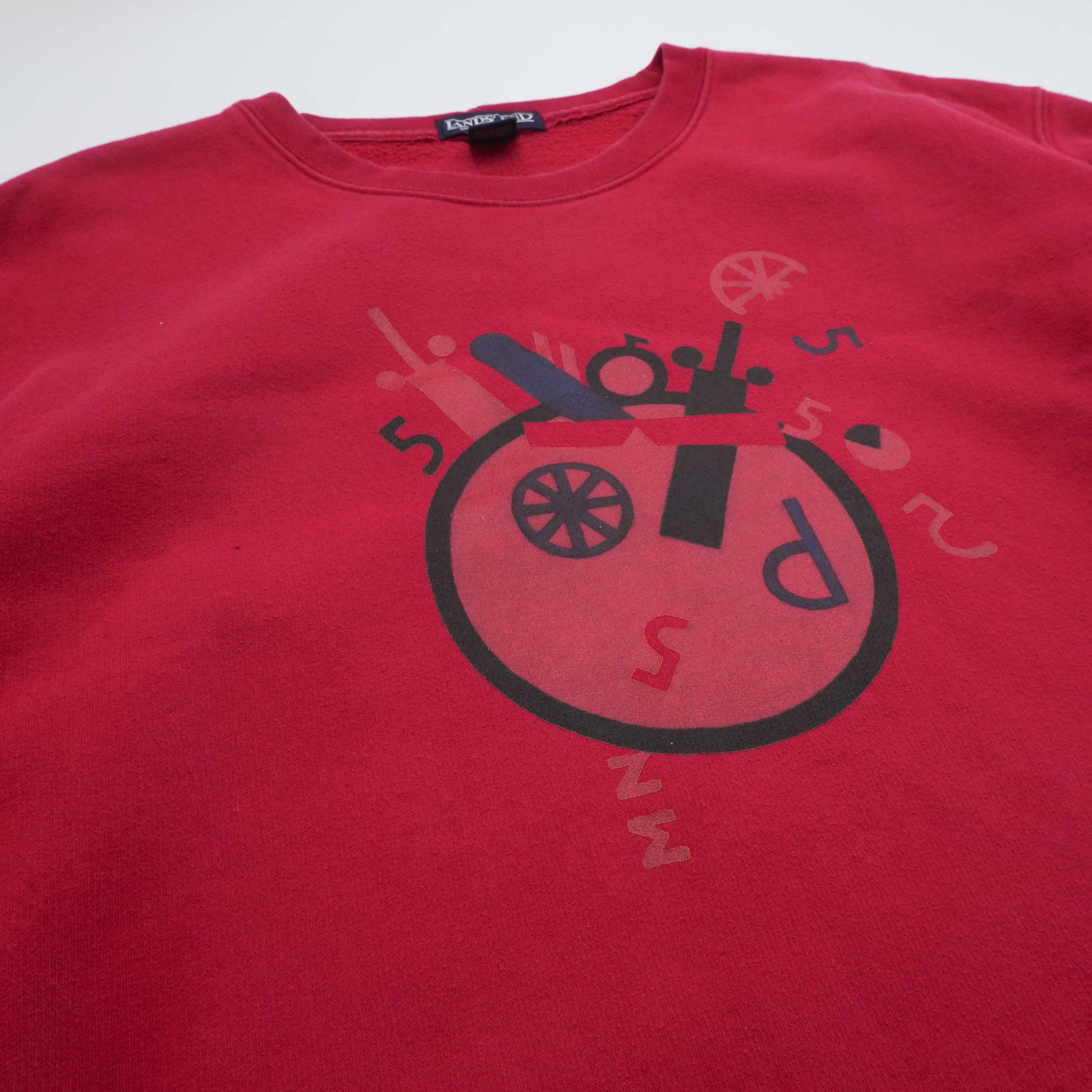graphic sweat red size XL