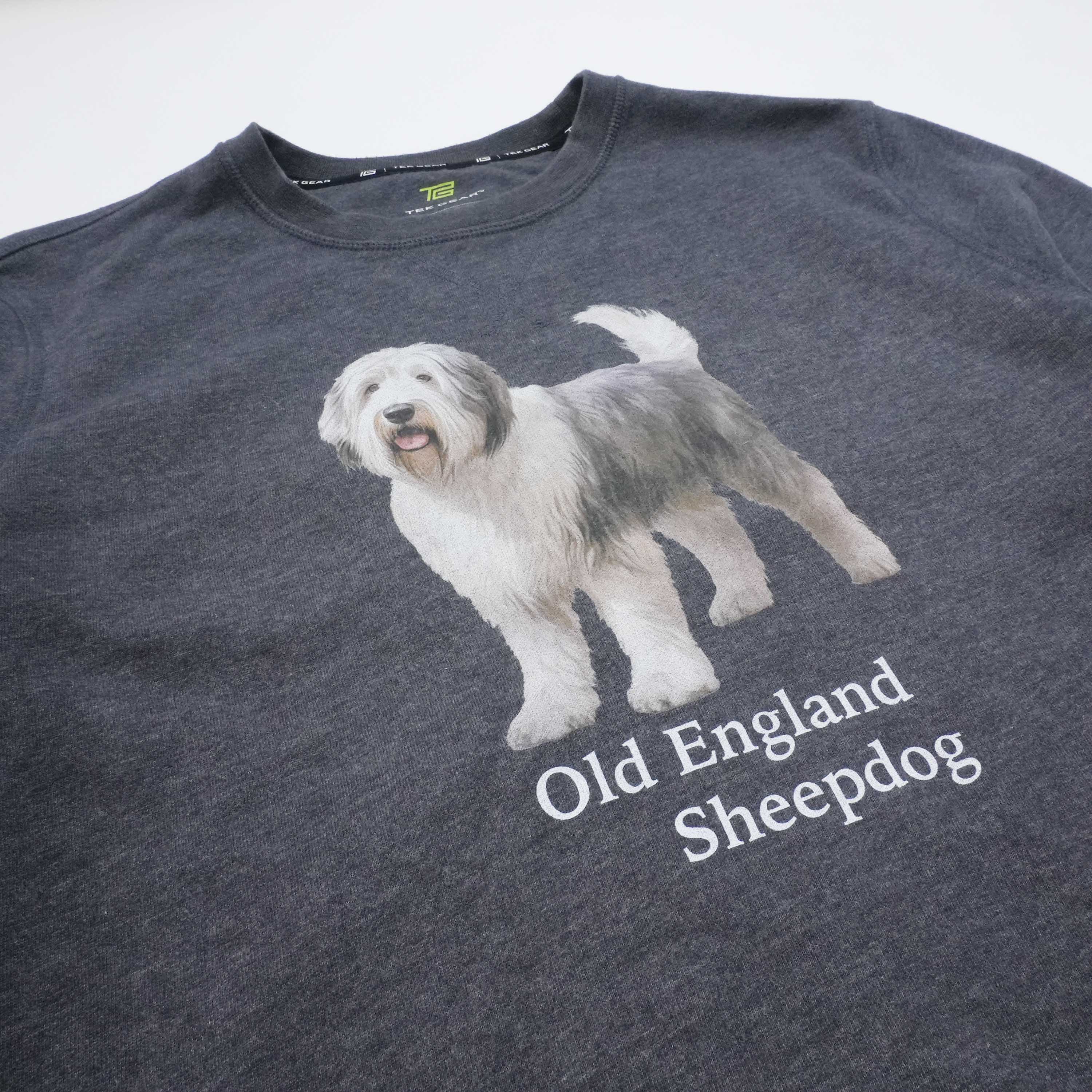 old england sheepdog sweat gray size S