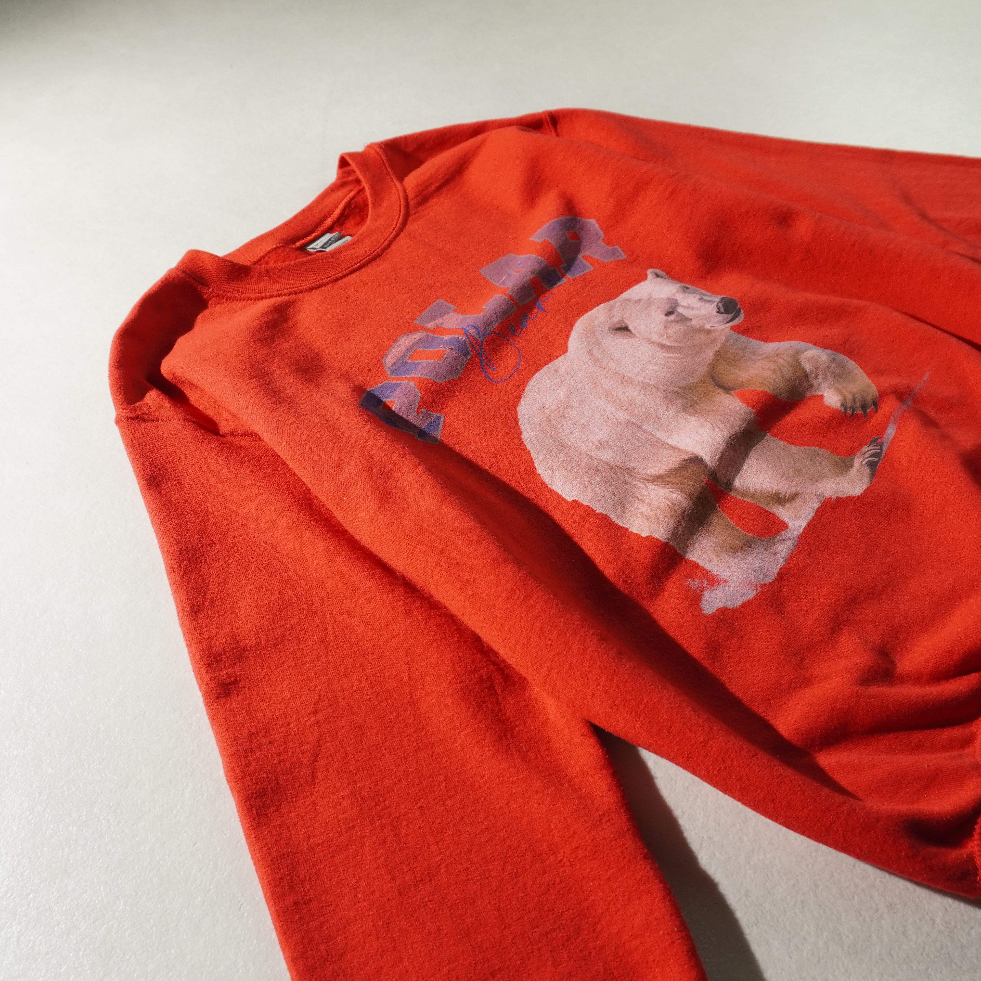 polar bear sweat red size S