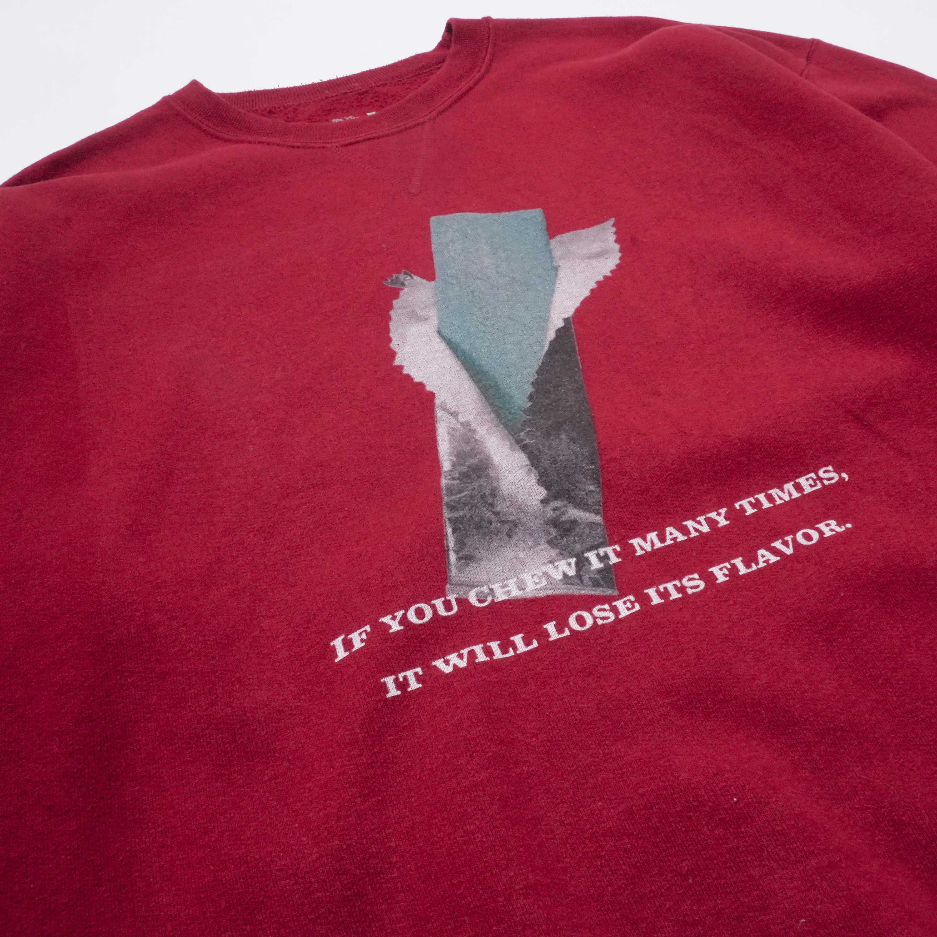 chewing gum sweat red size L