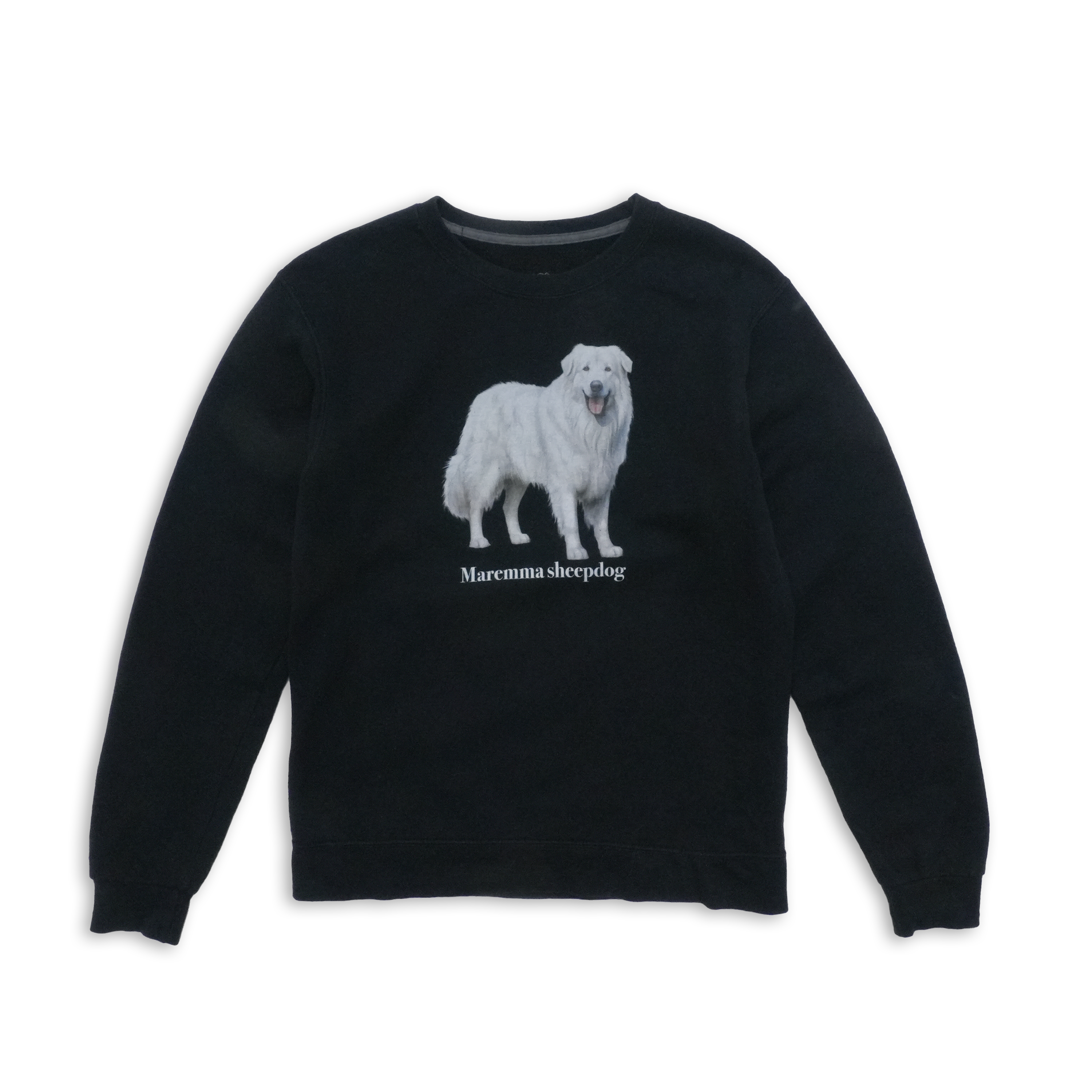 maremma sheepdog sweat black size S
