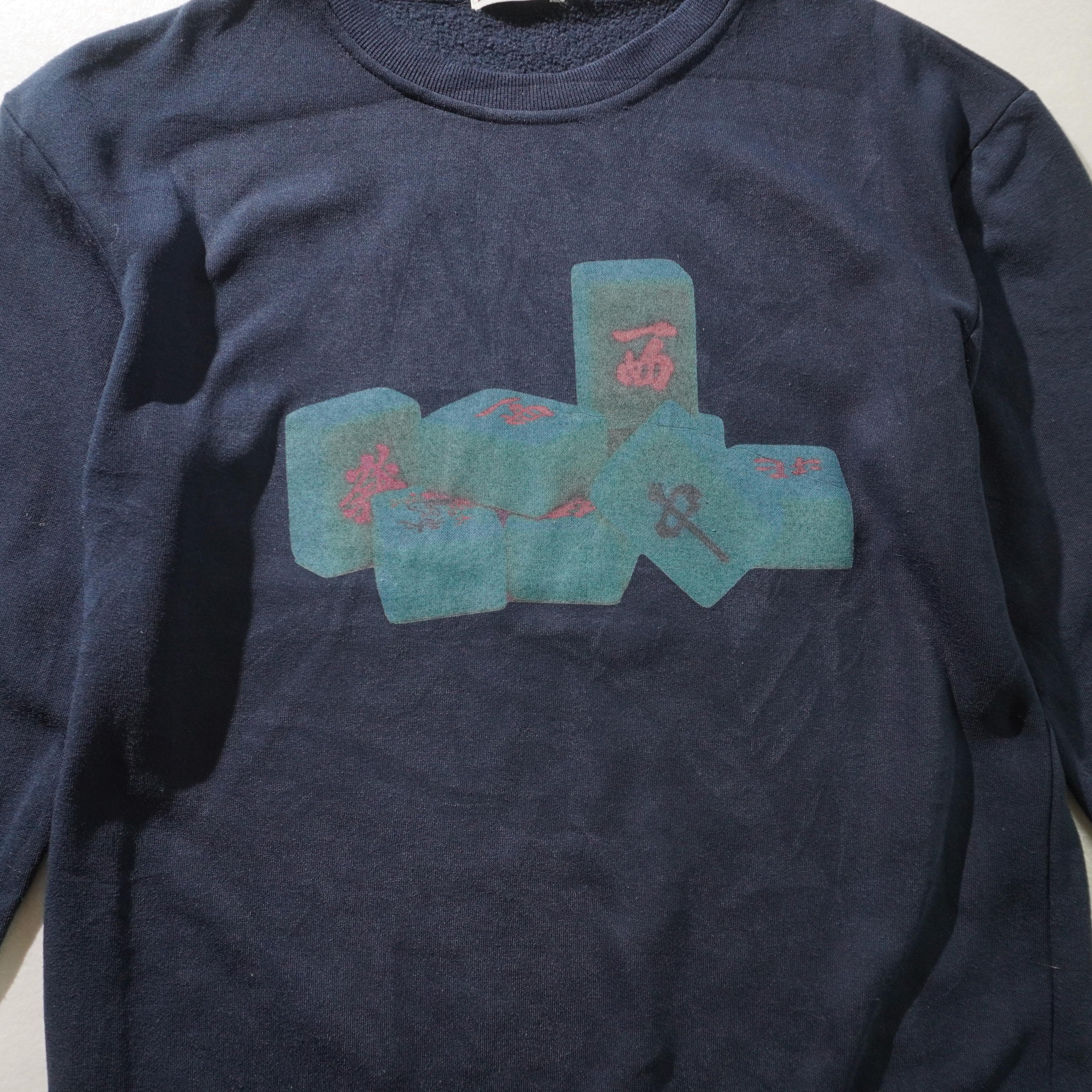 mahjong sweat navy size M