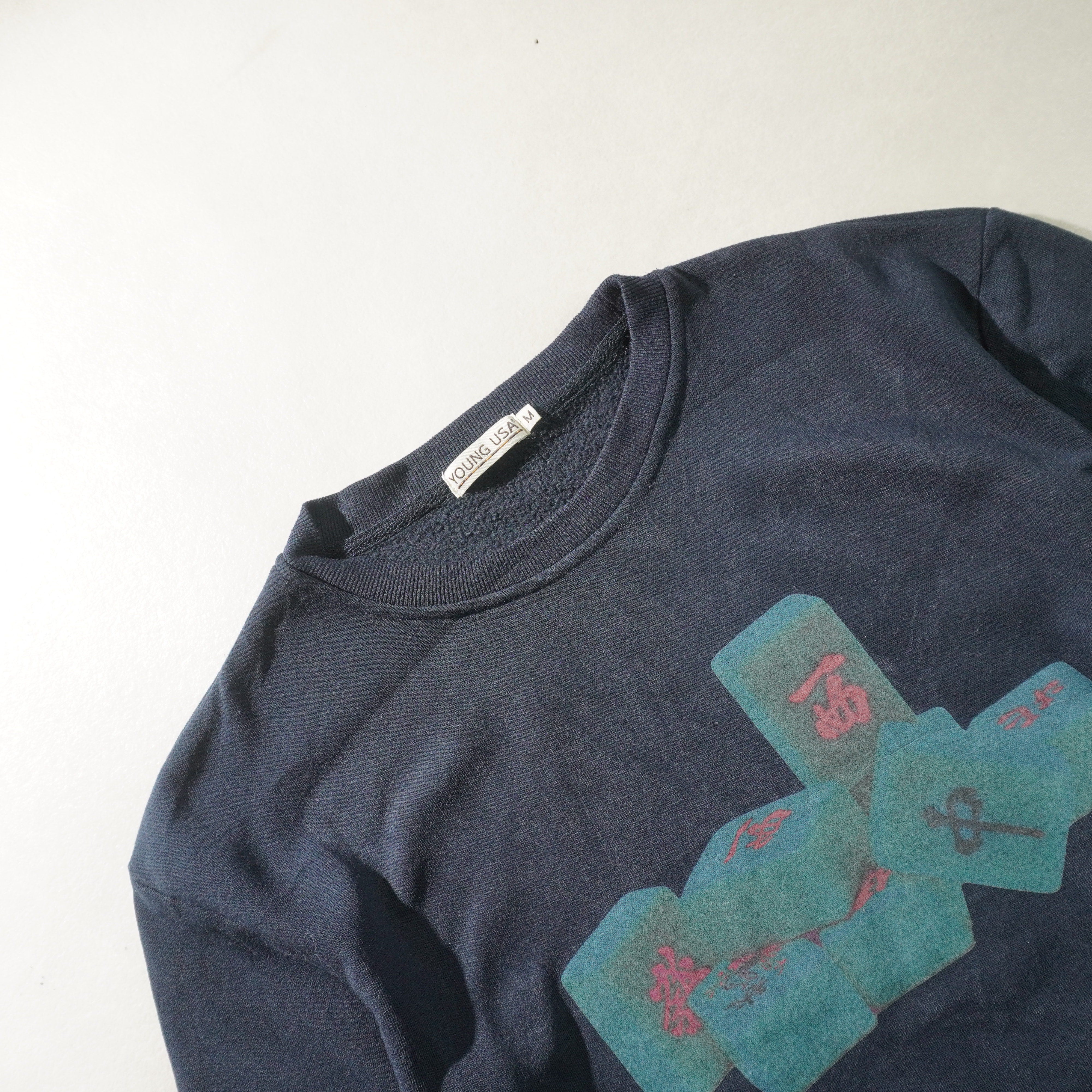 mahjong sweat navy size M