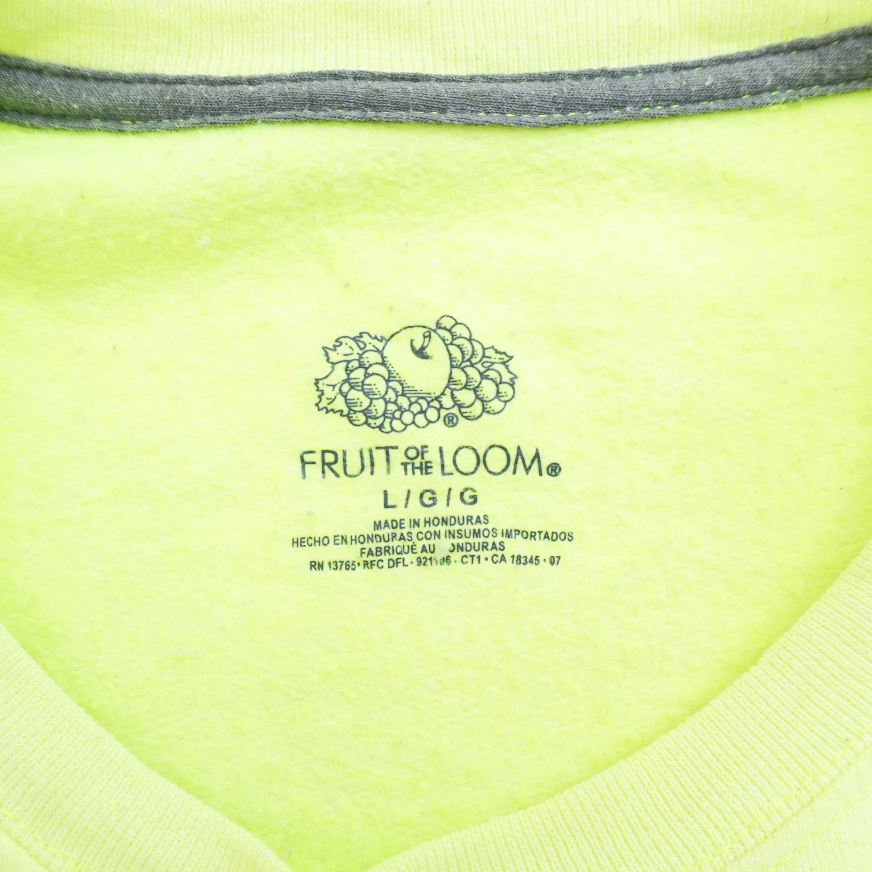 flower sweat neon yellow size L