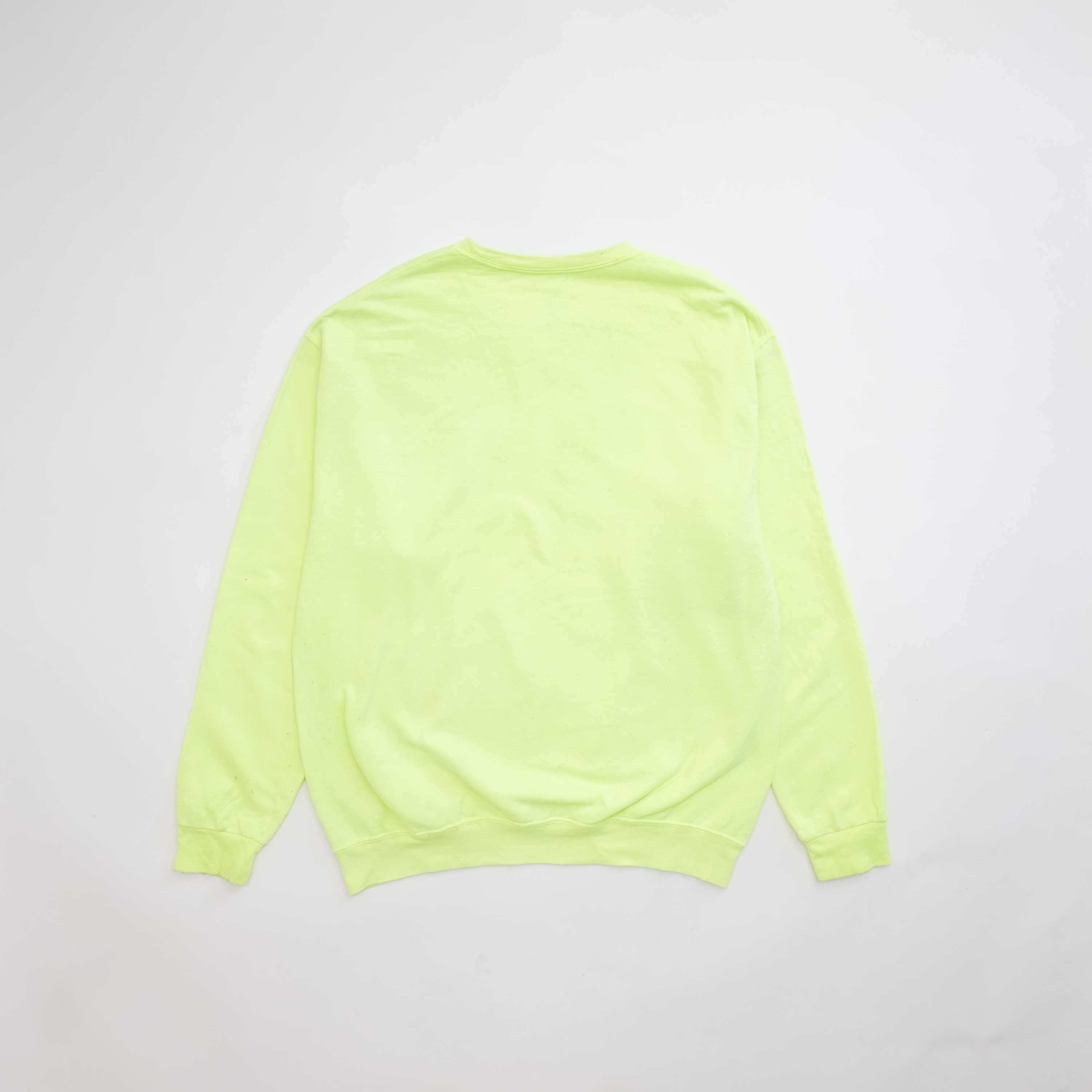 flower sweat neon yellow size L