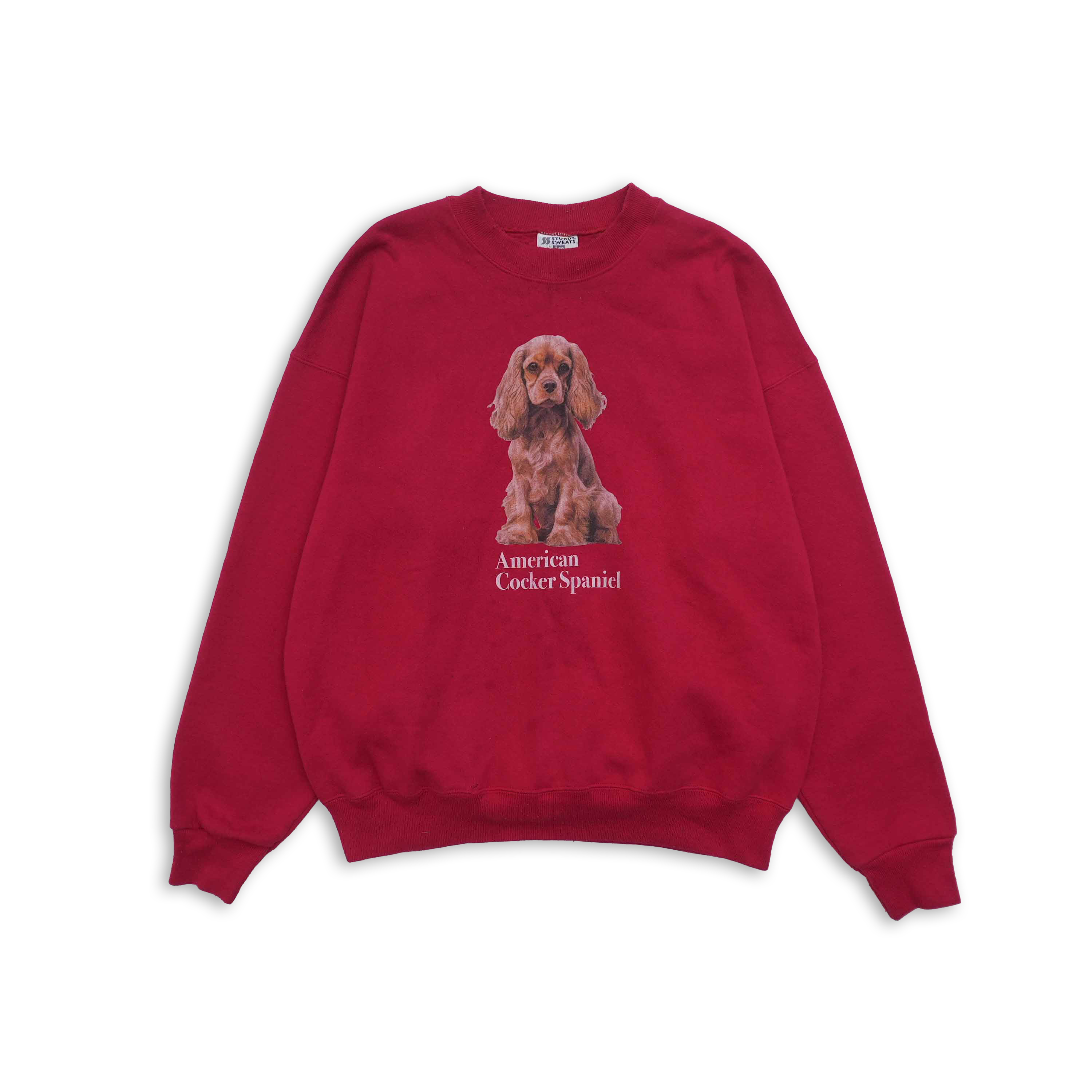 american cocker spaniel sweat red size XL