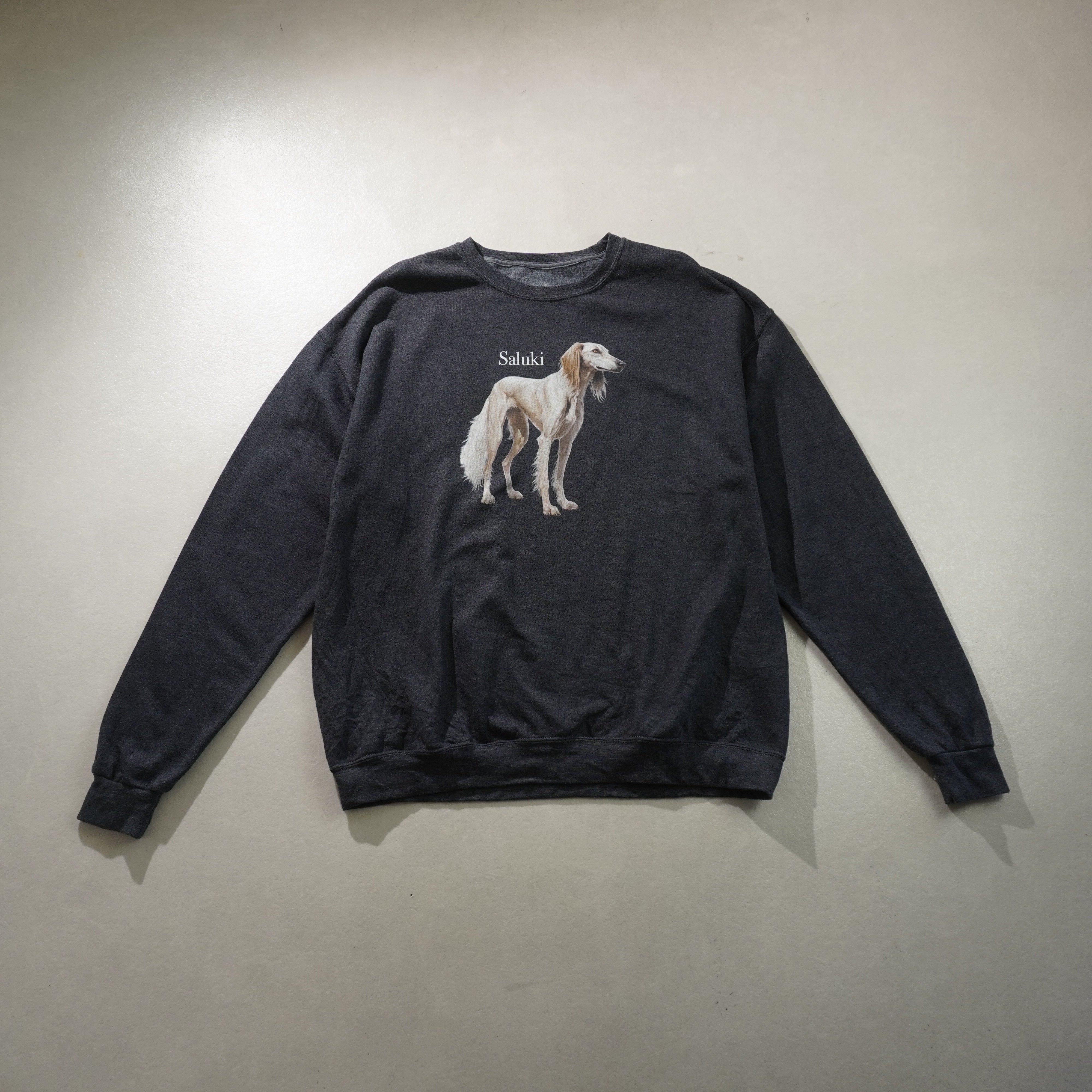 saluki sweat gray size XL