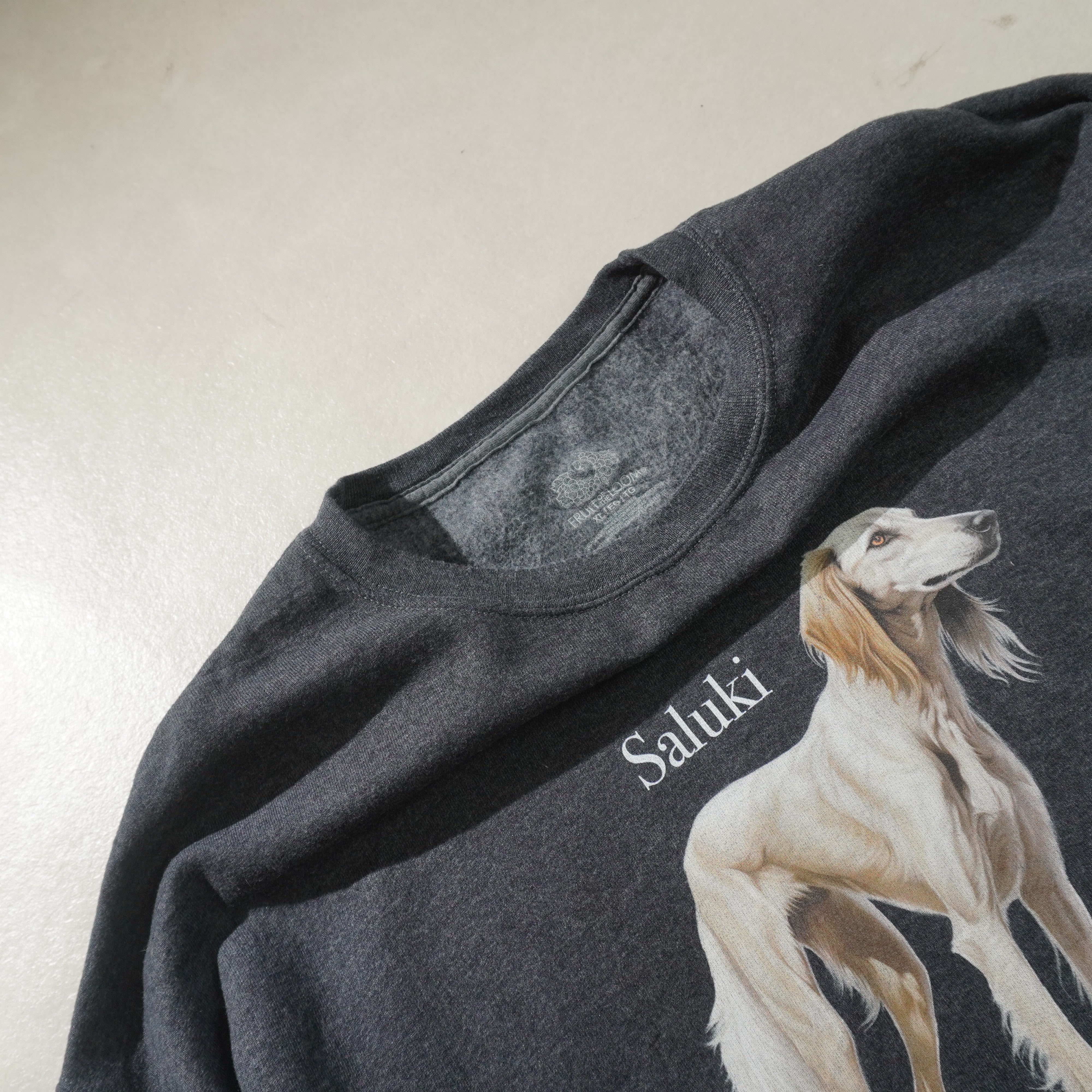 saluki sweat gray size XL