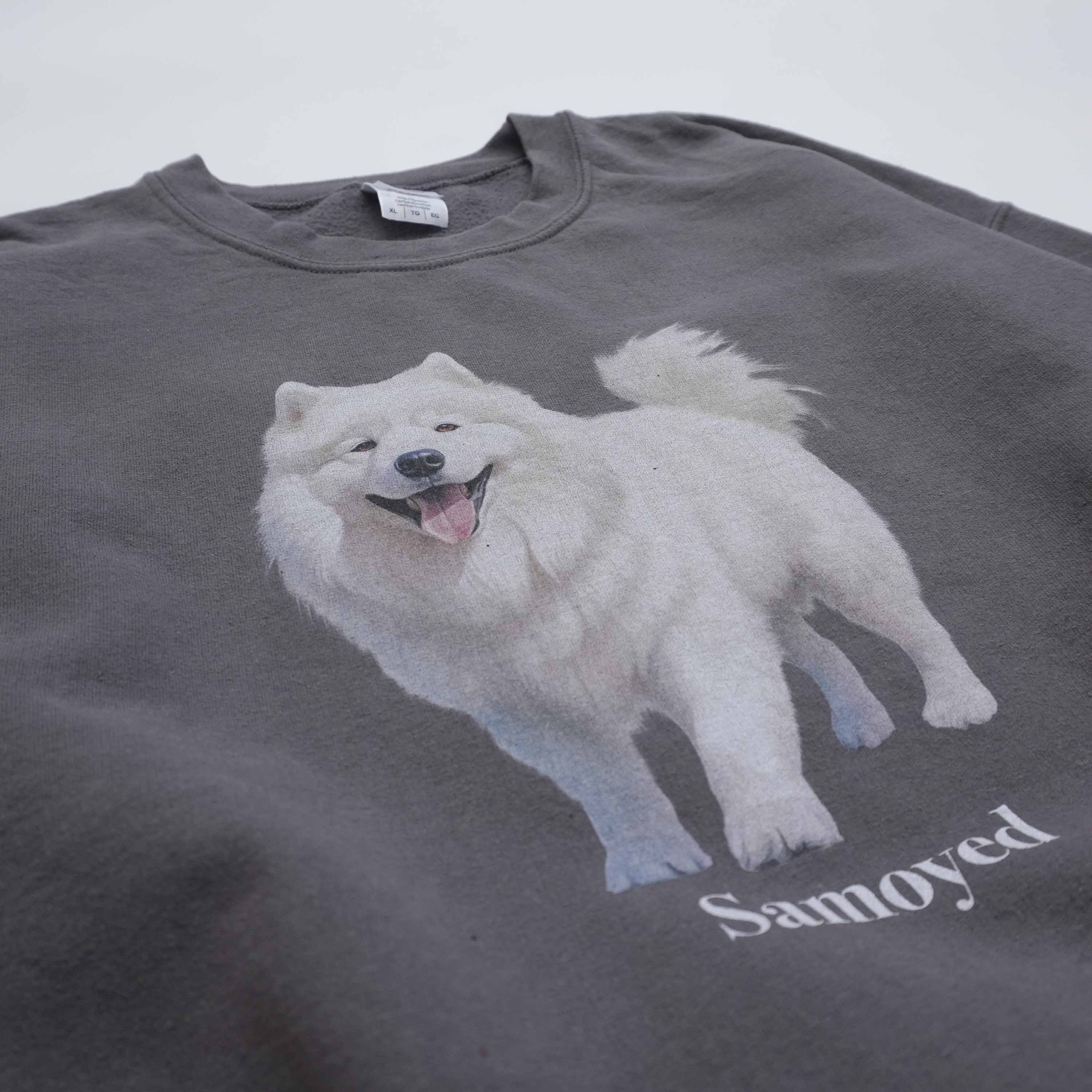 samoyed sweat gray size XL