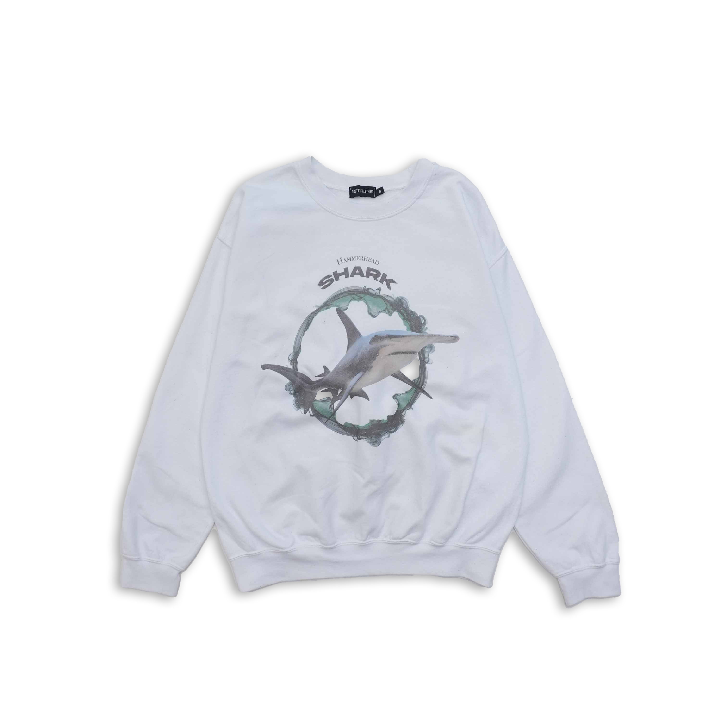 shark sweat white size S