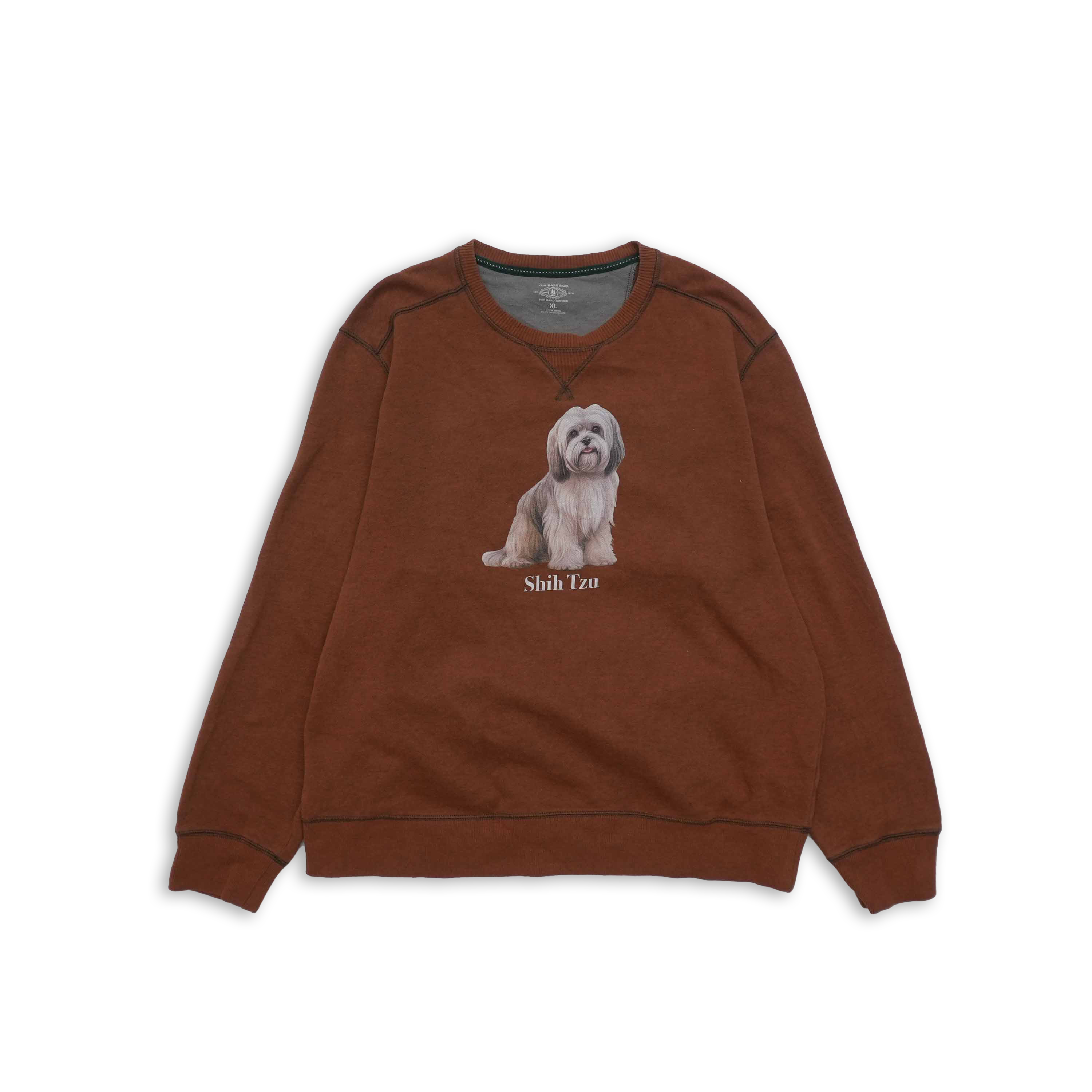 shih tzu sweat brown size XL