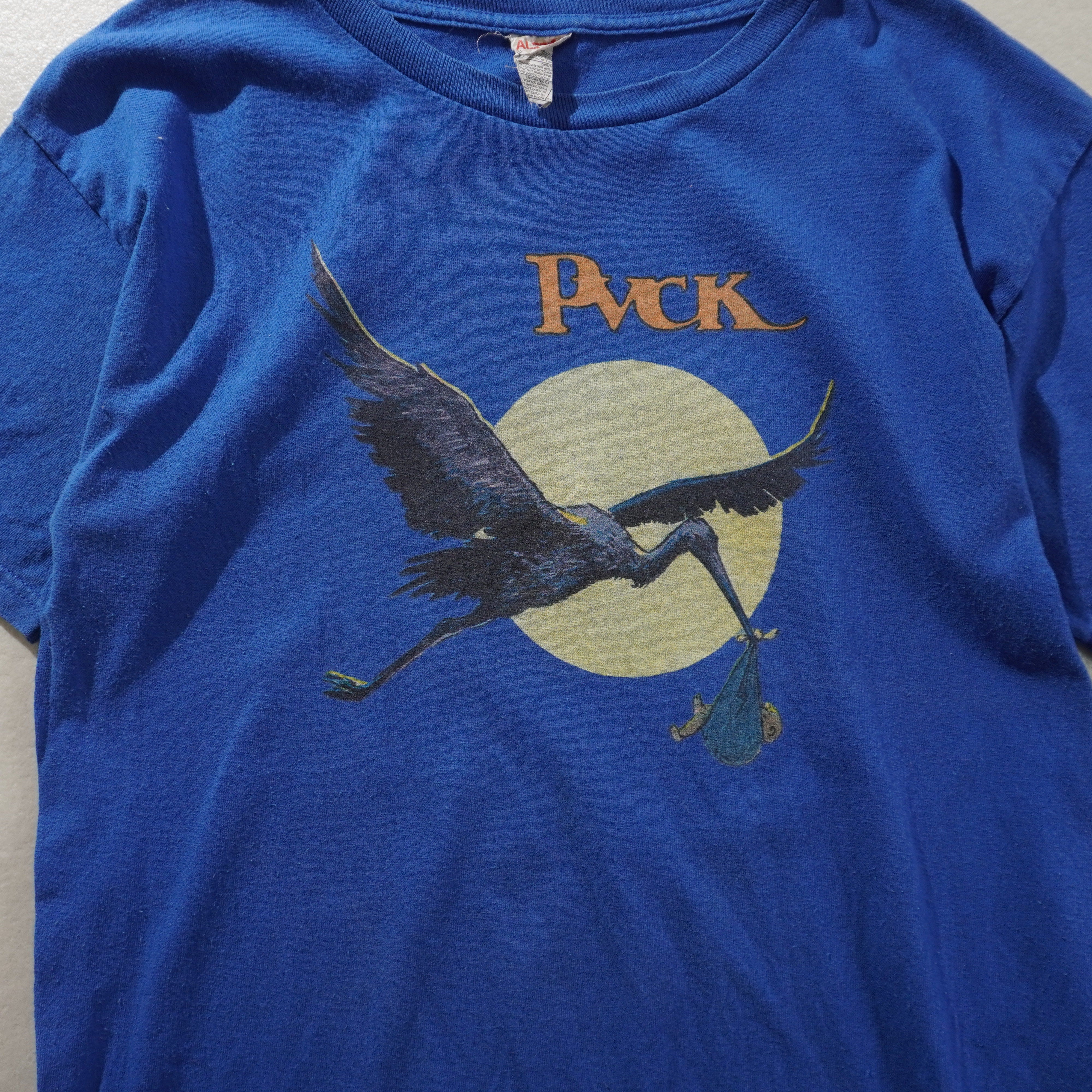 stork tee blue size XL