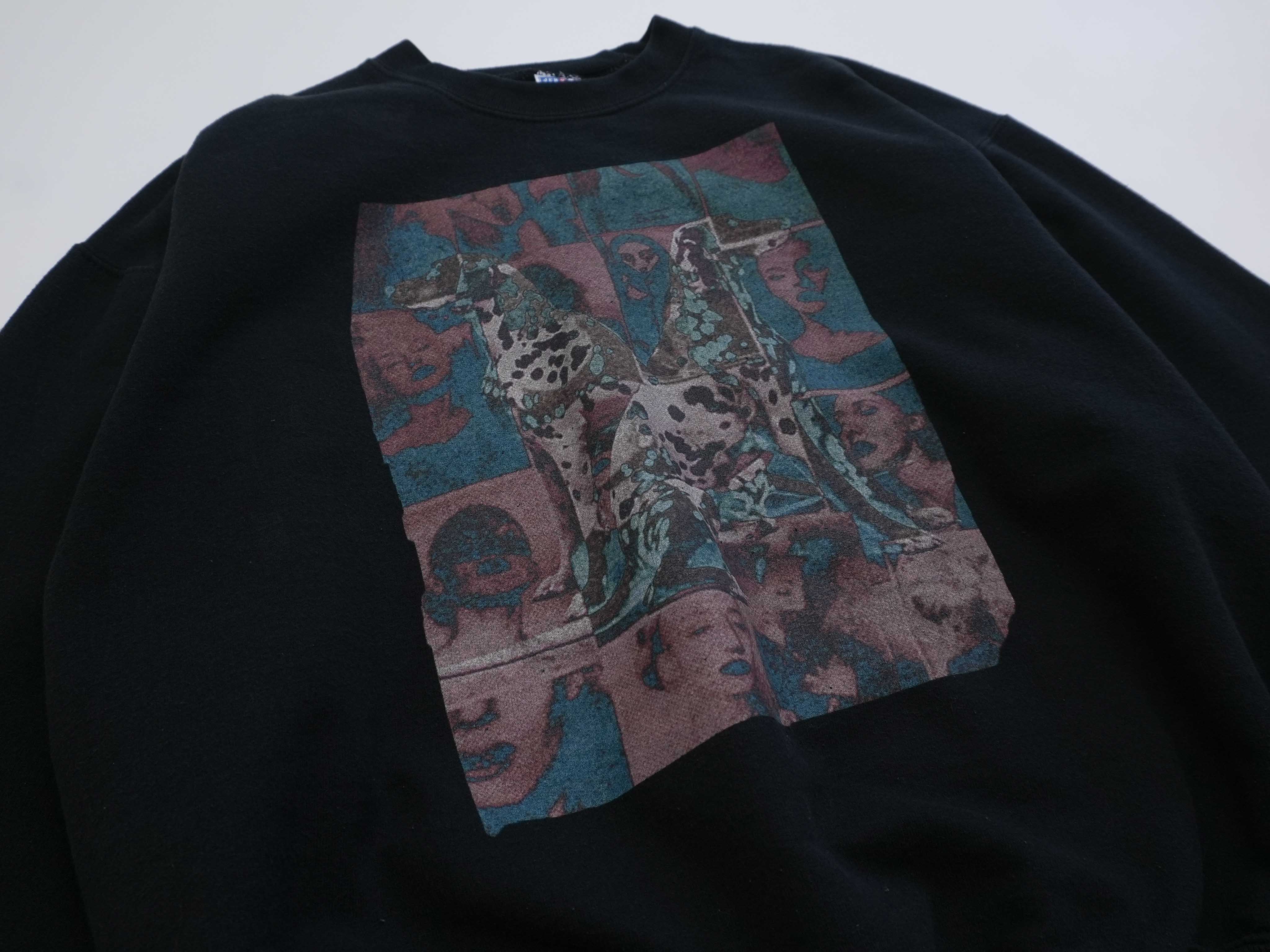dalmatian sweat black size M