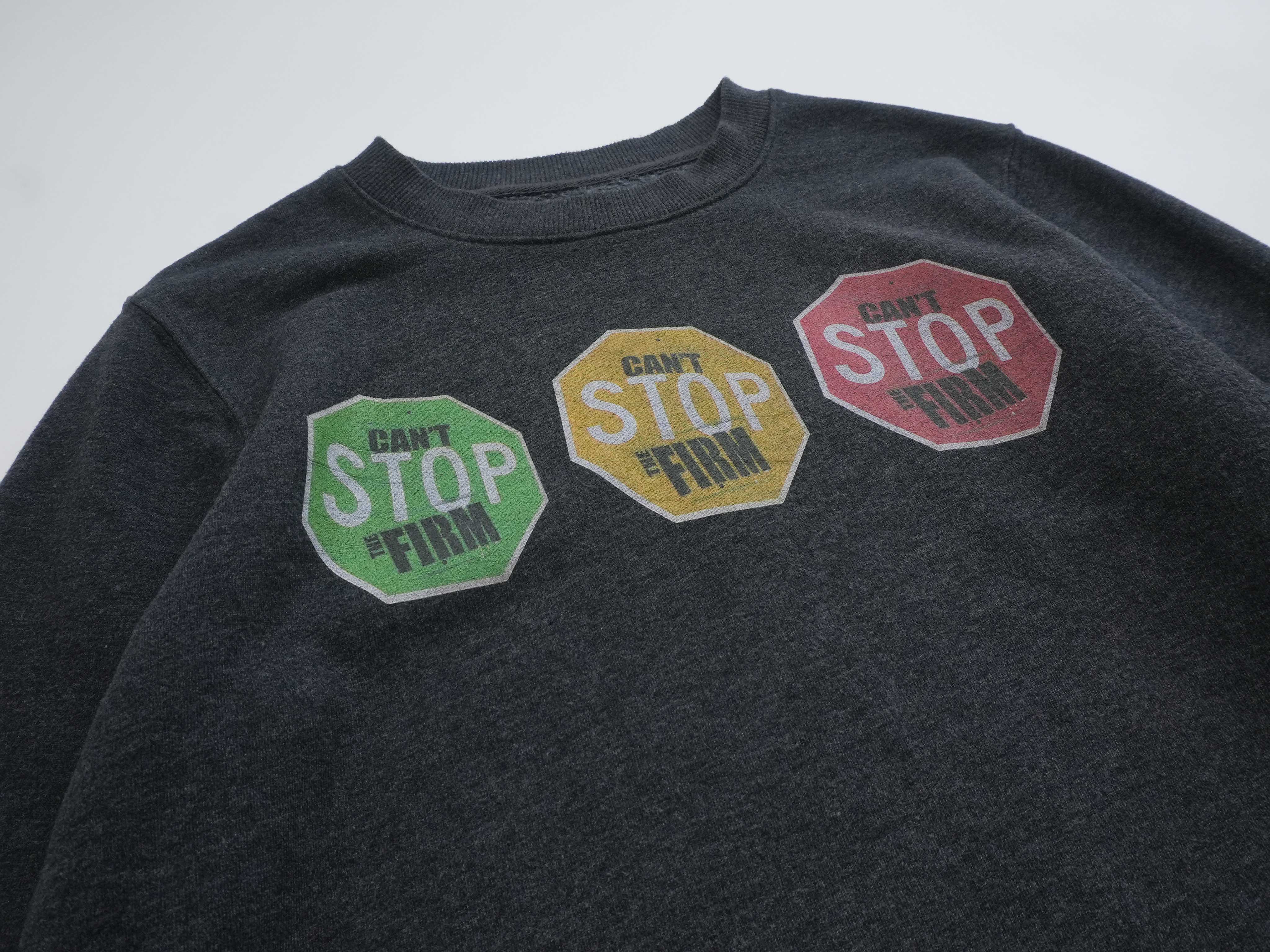 can't stop the firm sweat gray size M