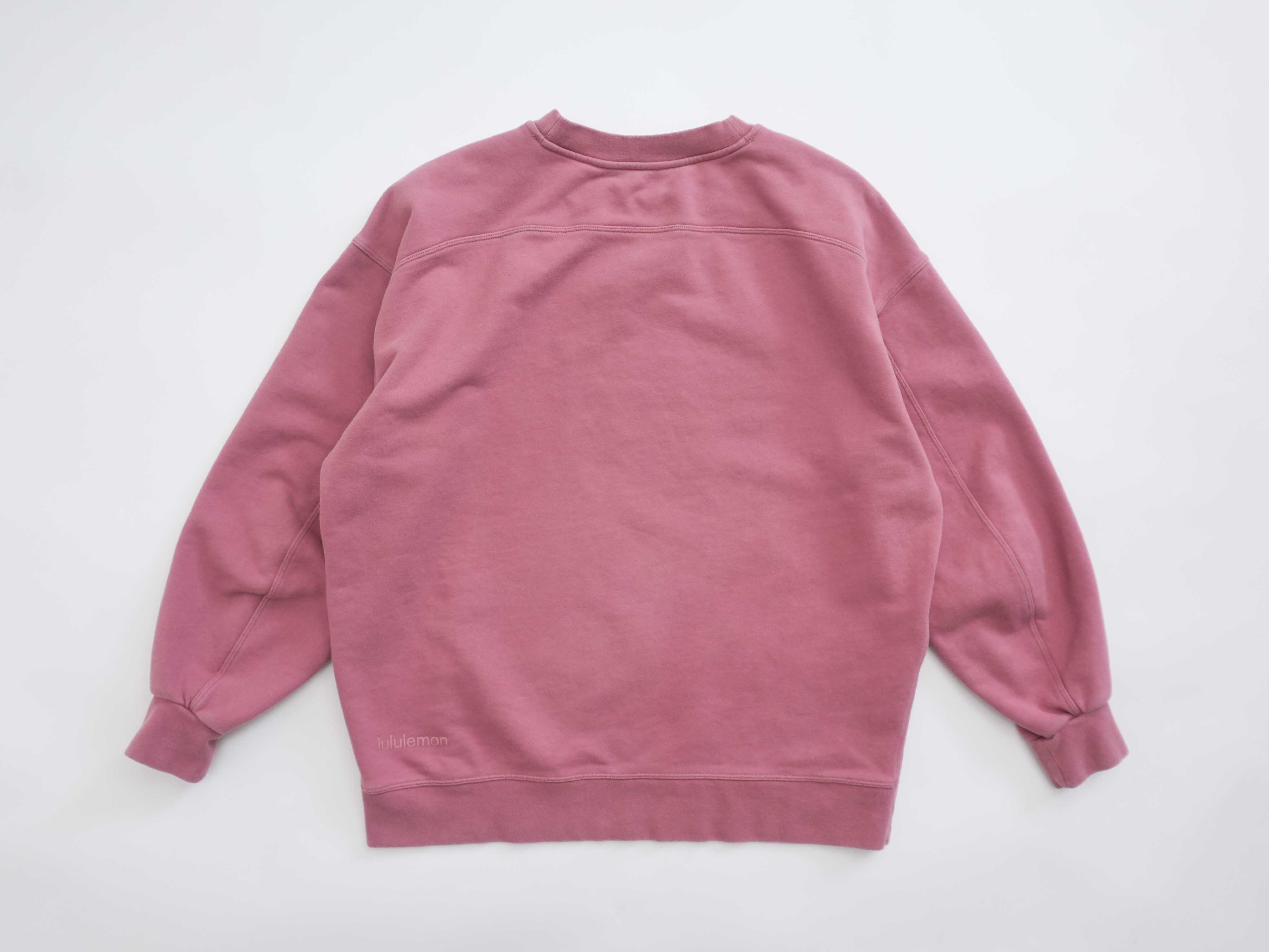 butterfly sweat pink size L