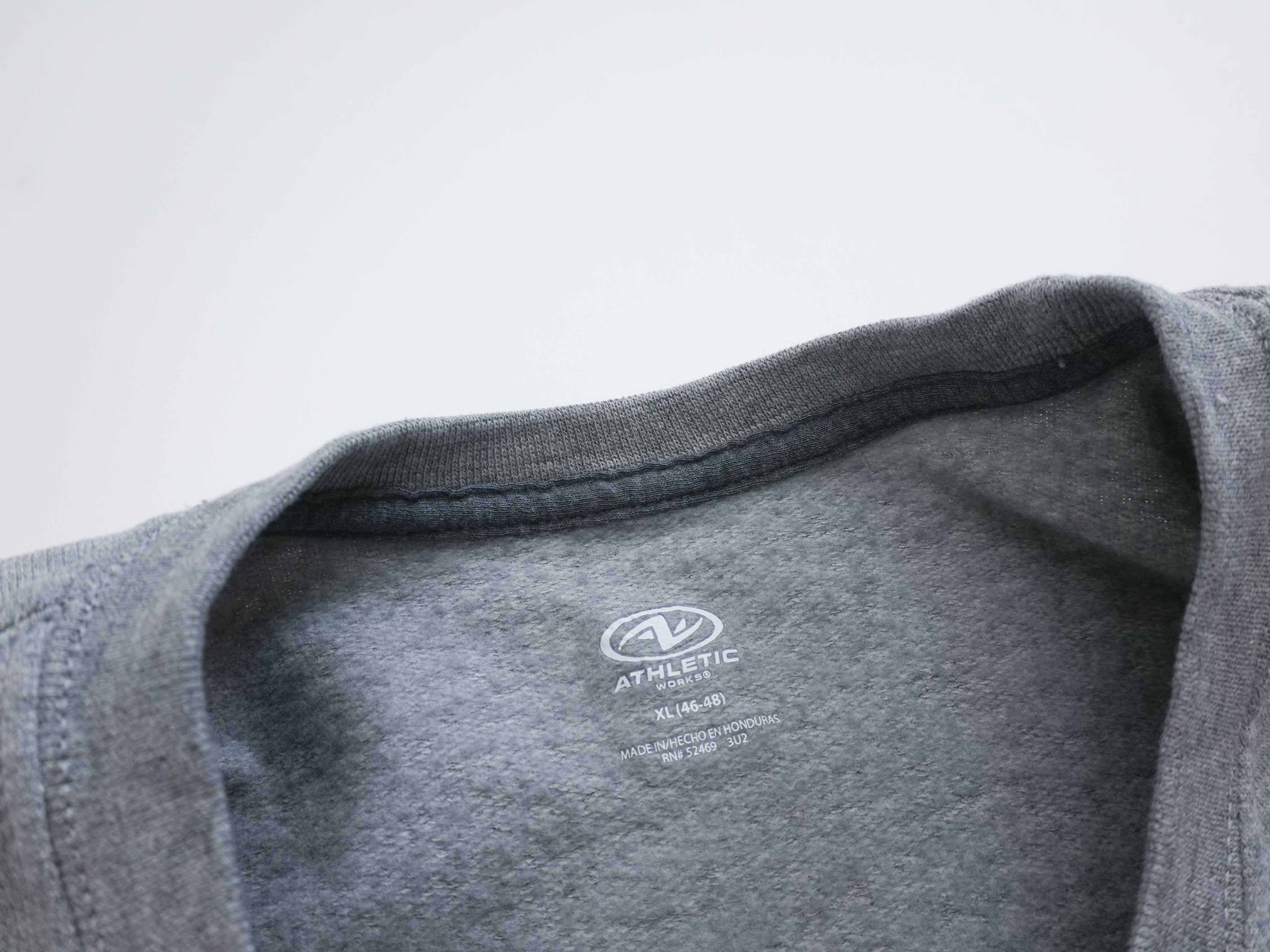 pasta sweat light gray size XL