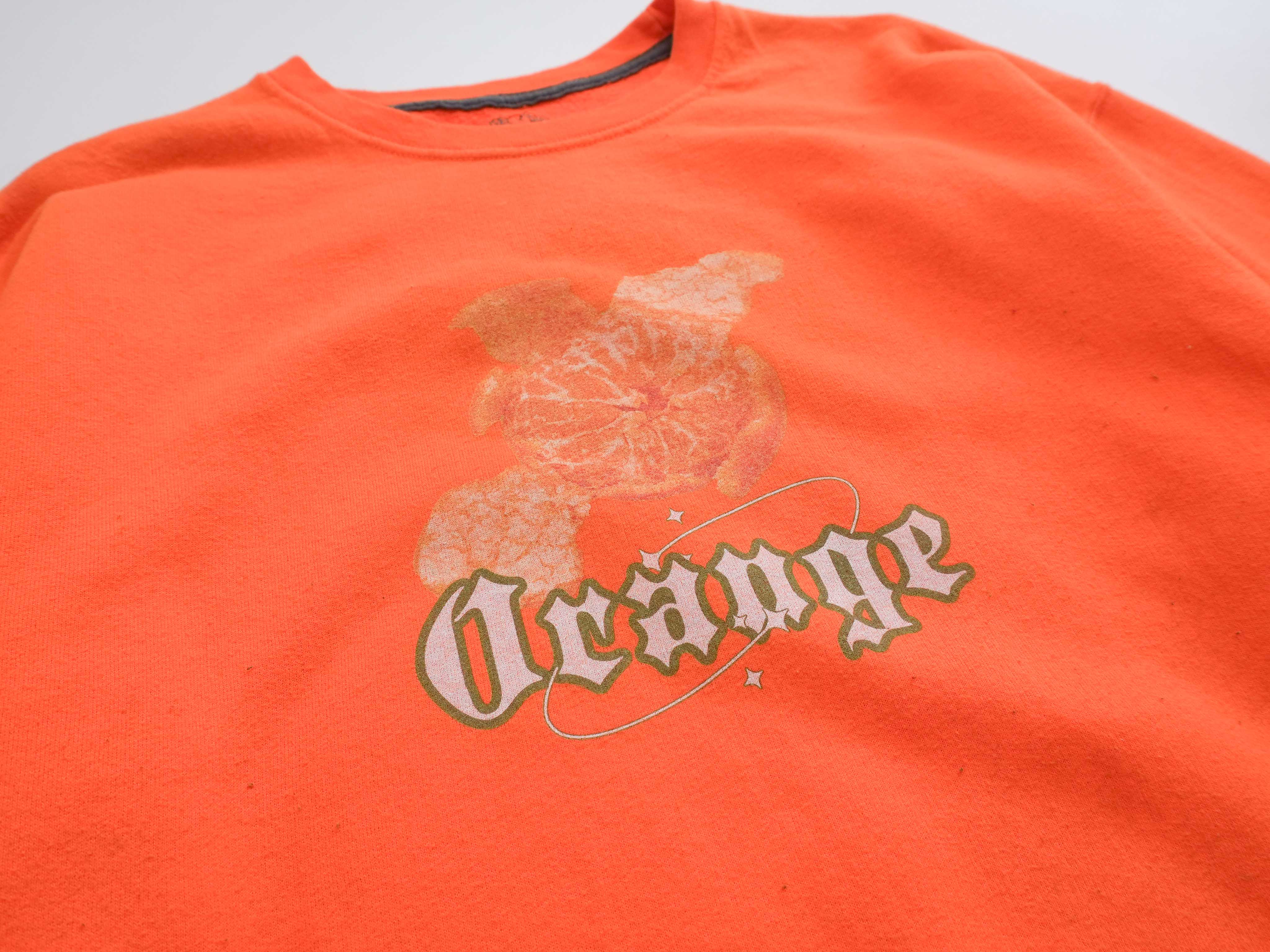 orange sweat orange size L