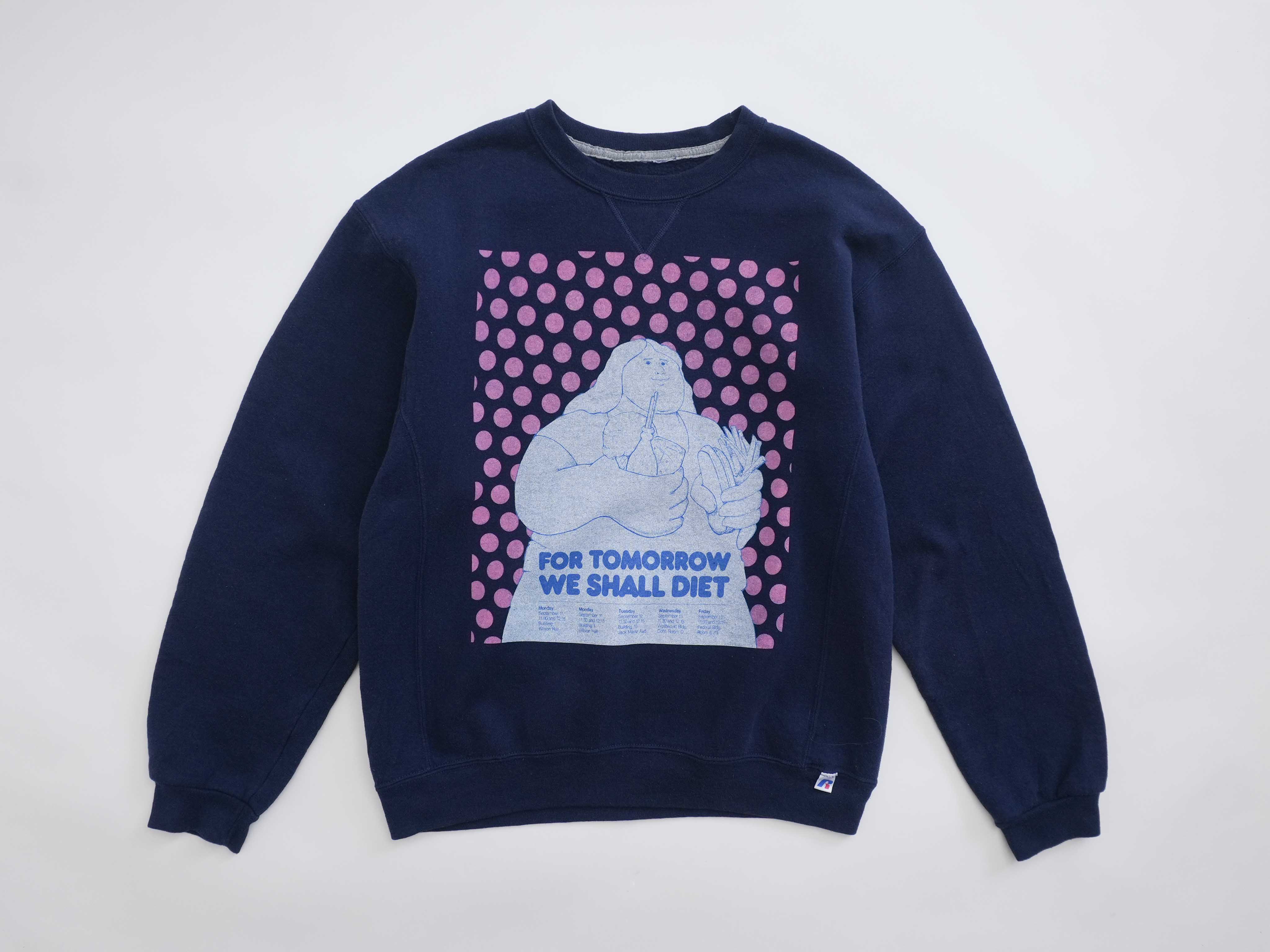 diet sweat navy size XL
