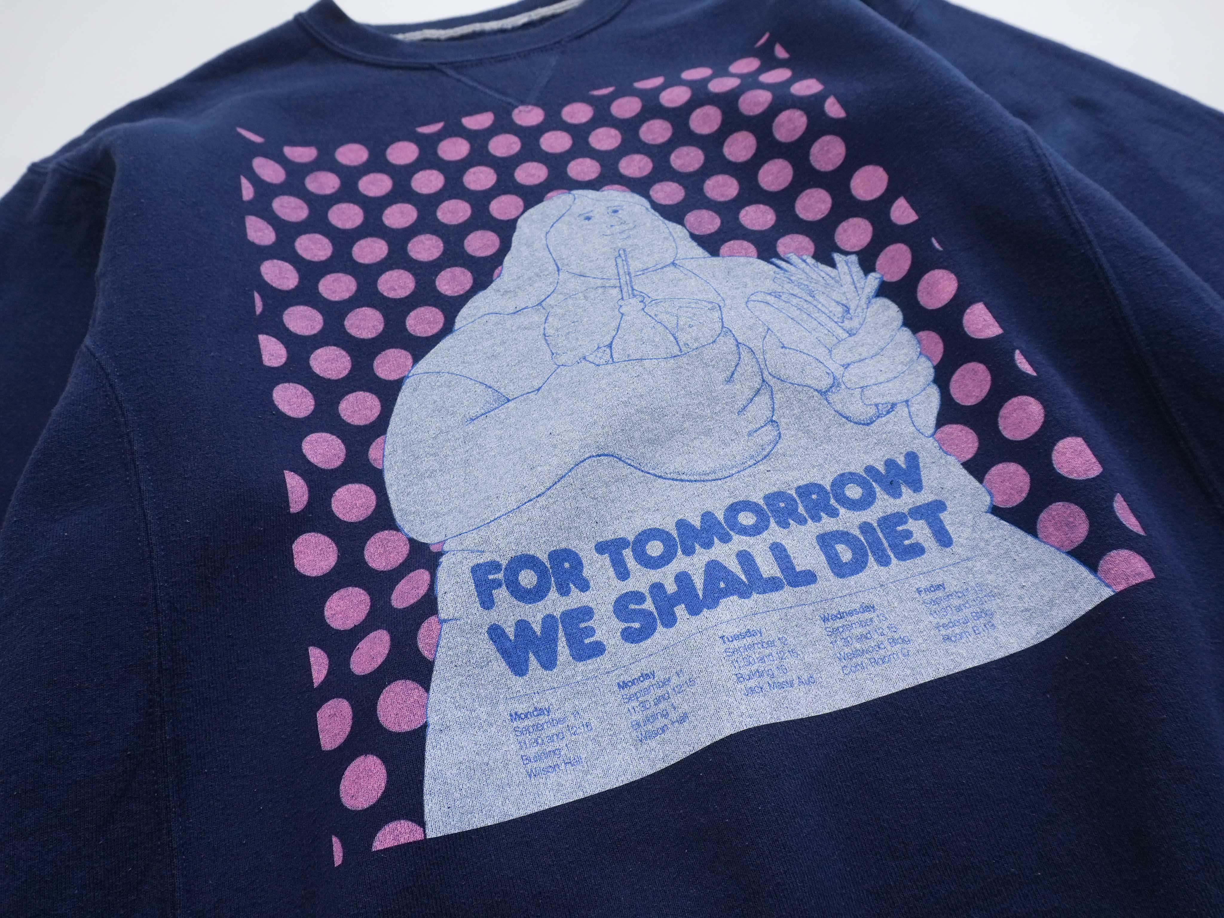 diet sweat navy size XL