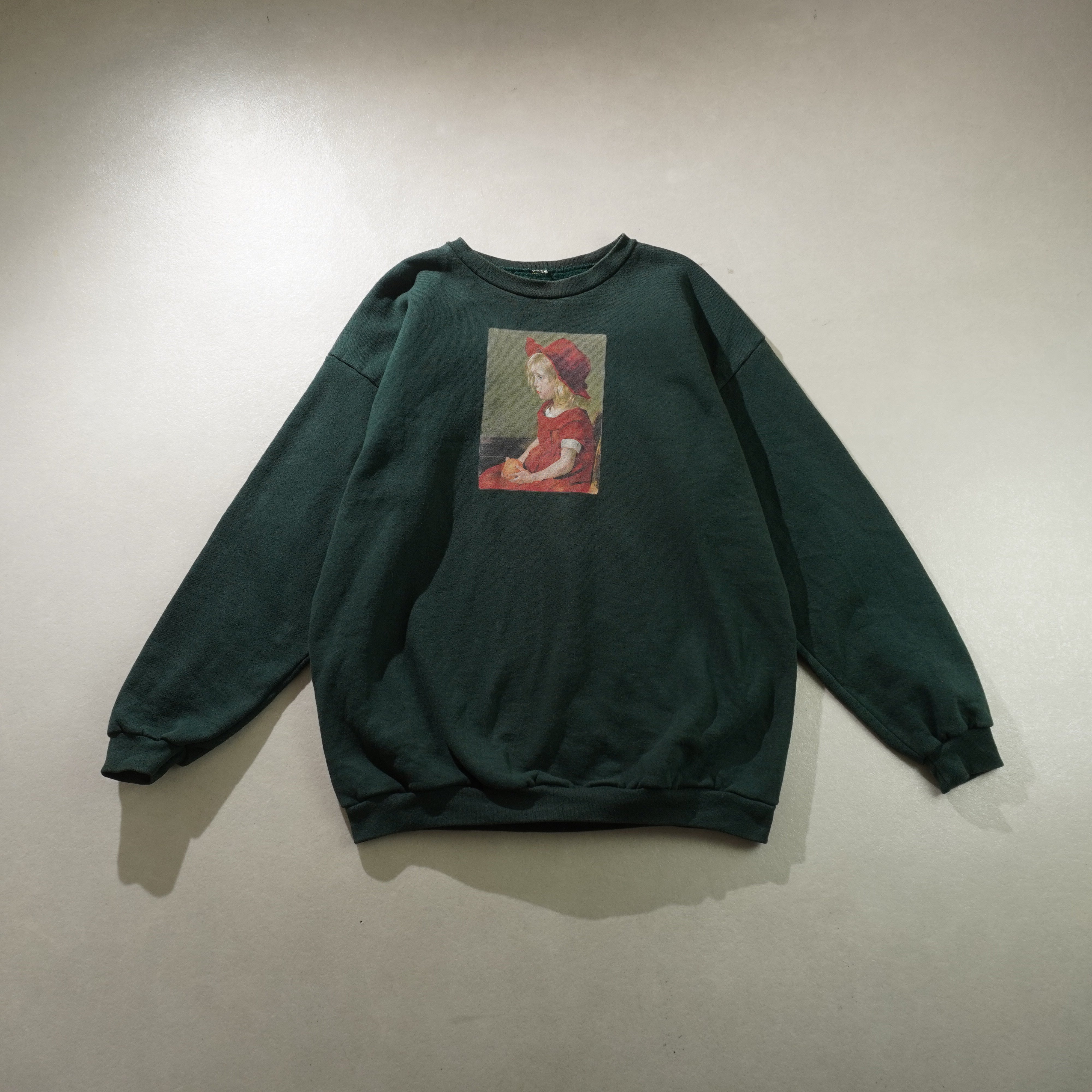 girl sweat green size XL
