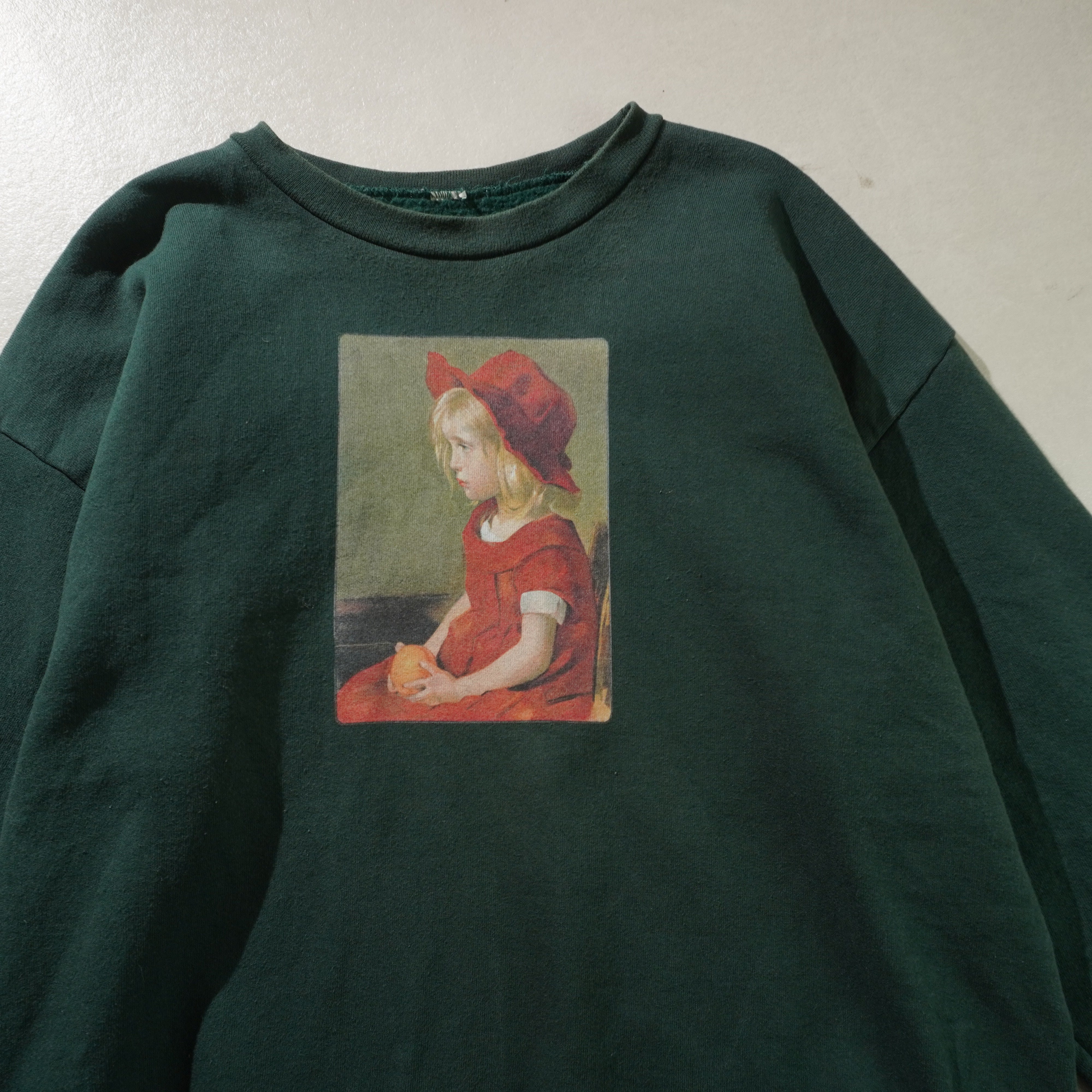 girl sweat green size XL