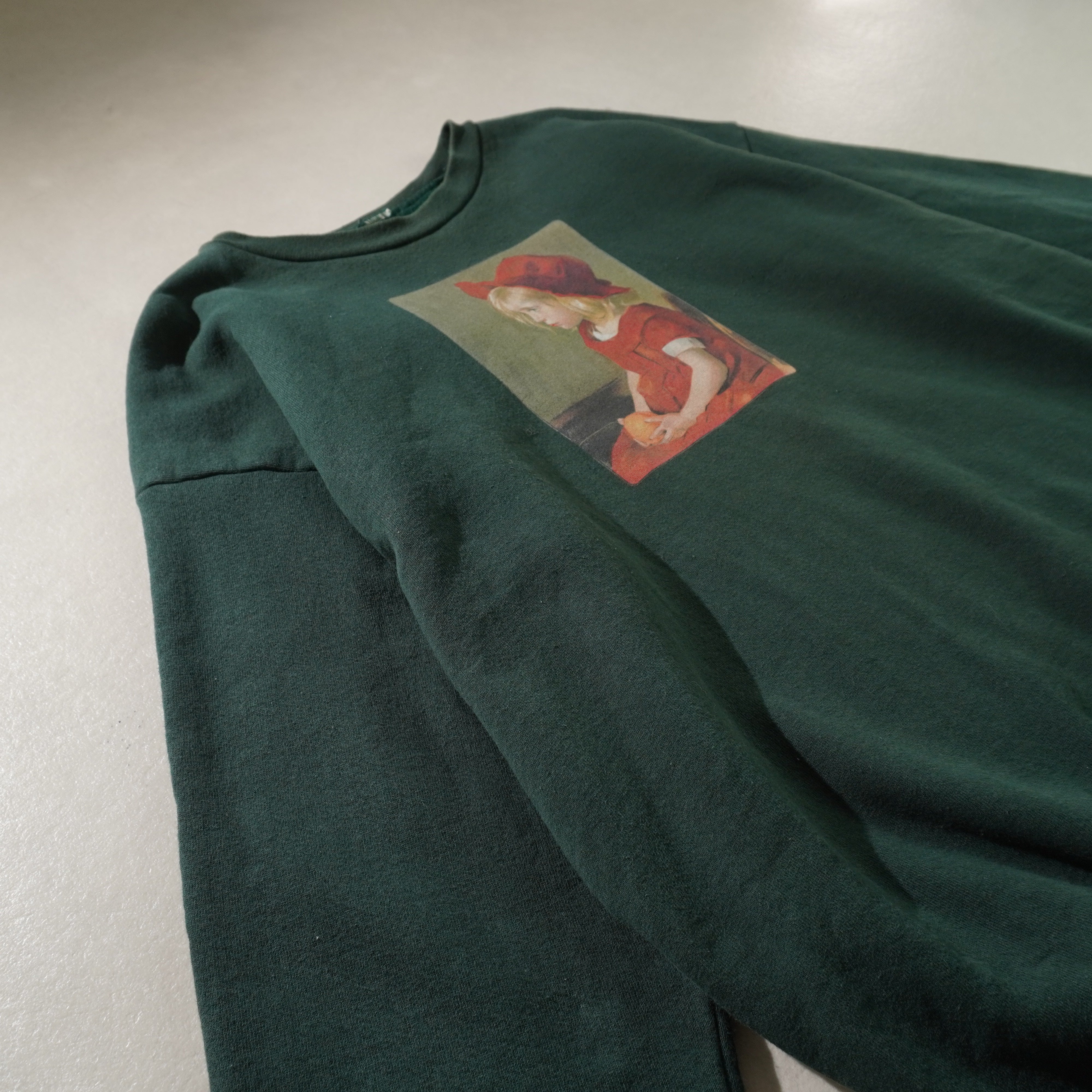 girl sweat green size XL