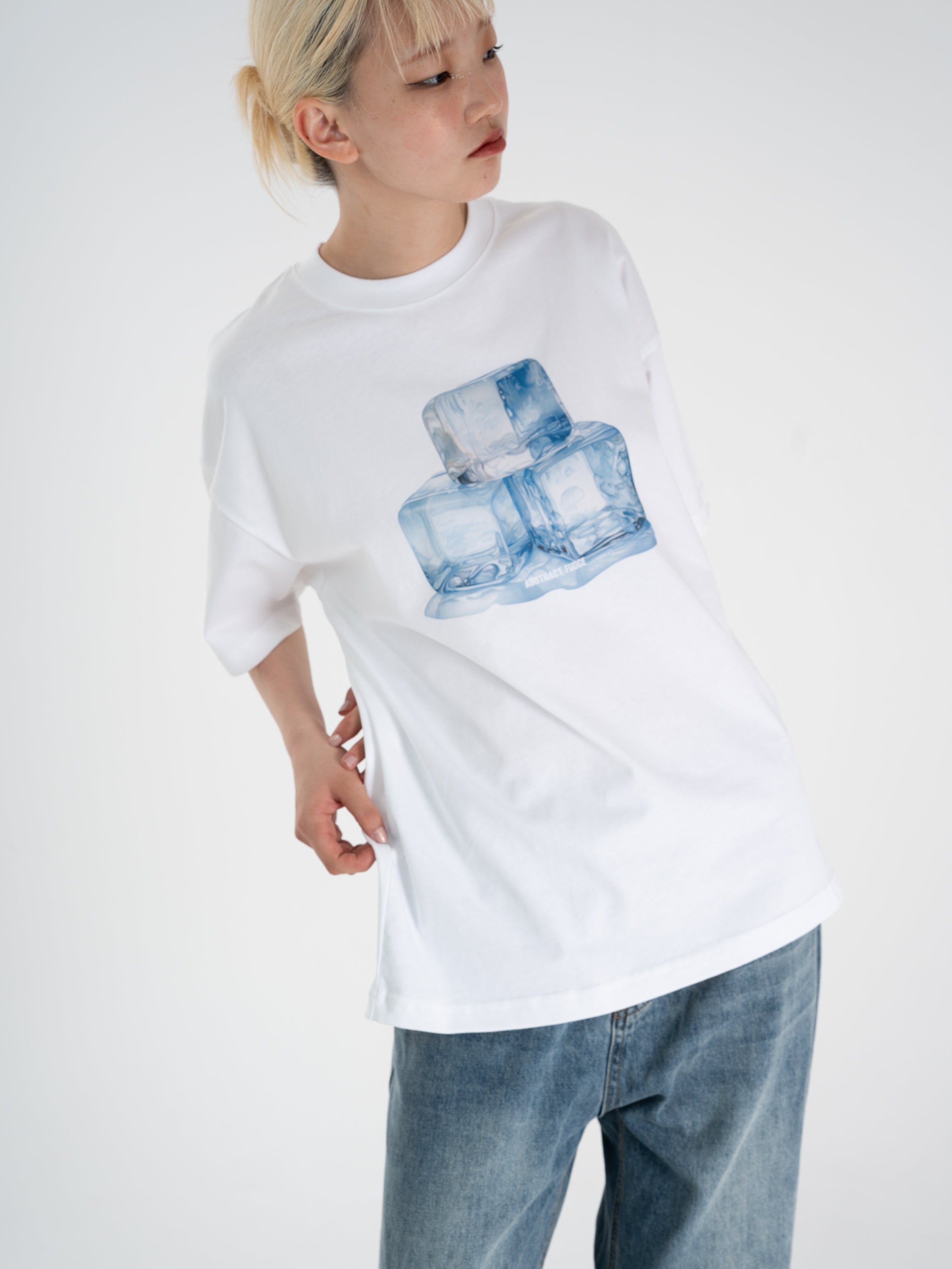unused ICE Tee white 8.1oz