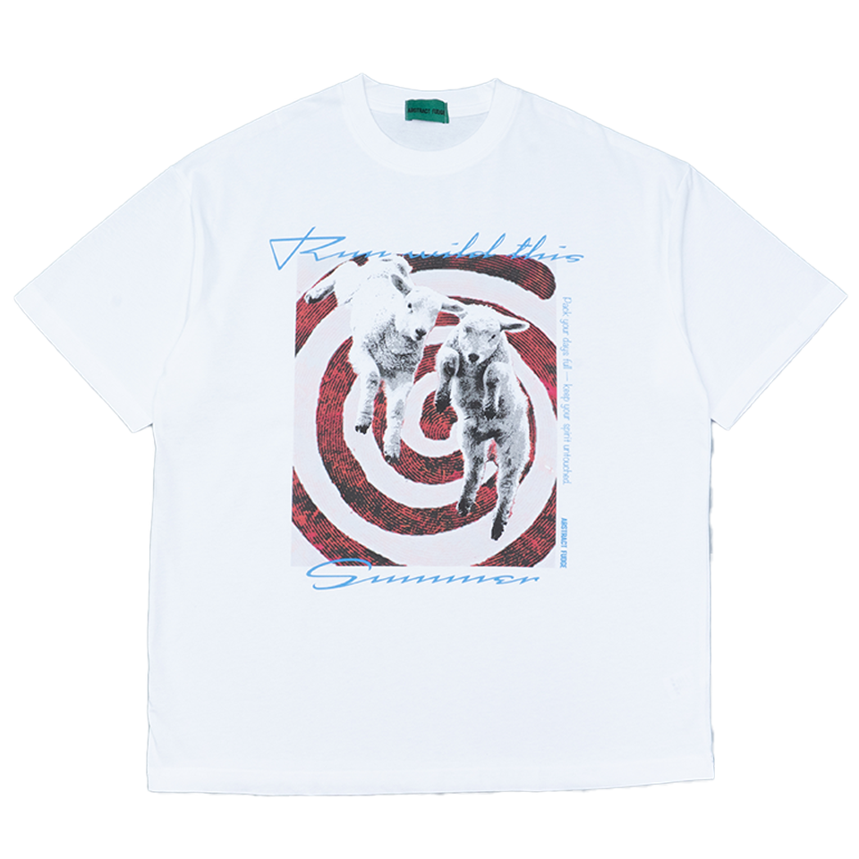UNUSED sheep Tee white 8.1oz