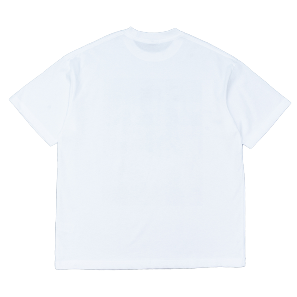 UNUSED abstract Tee white 8.1oz