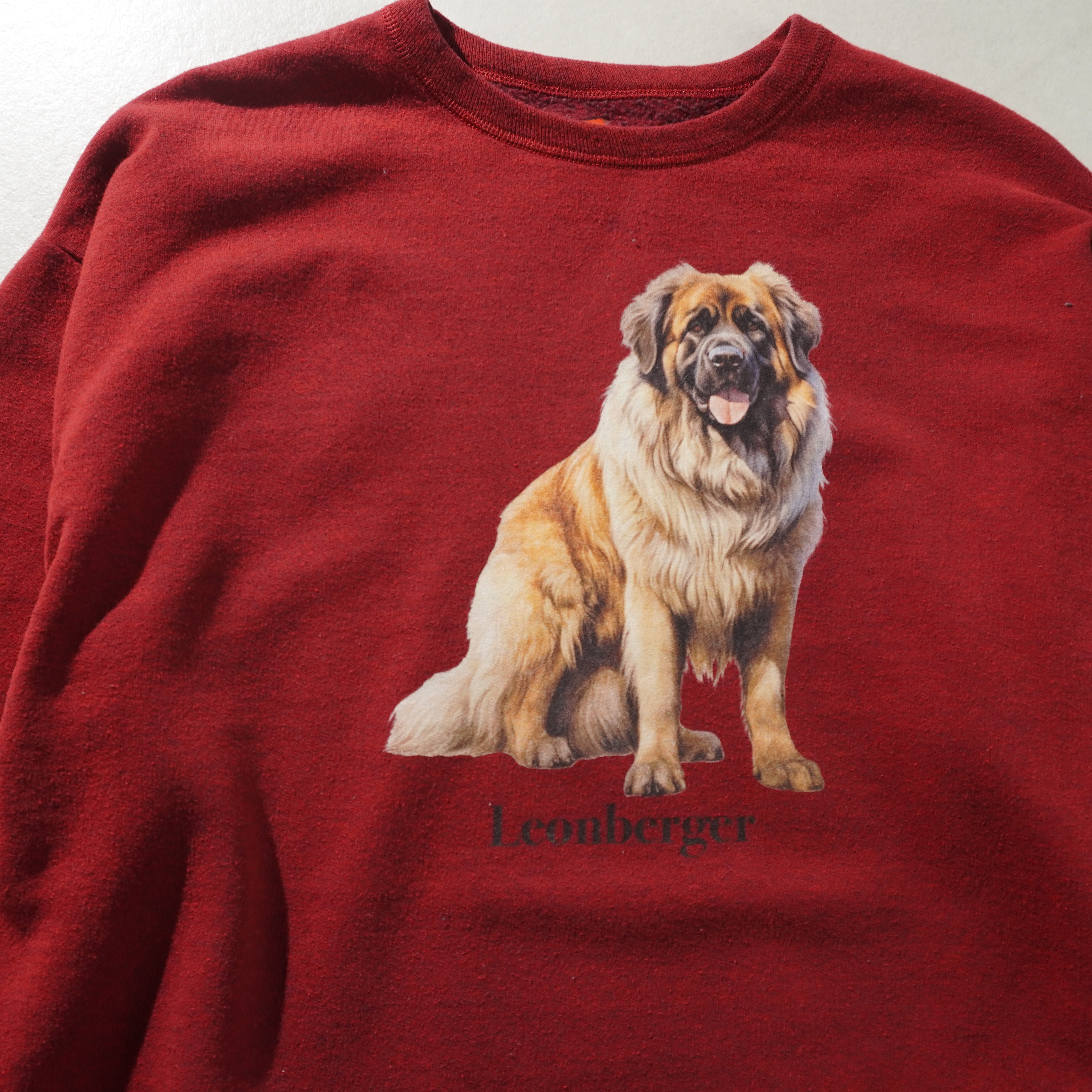 leonberger sweat deep red size M
