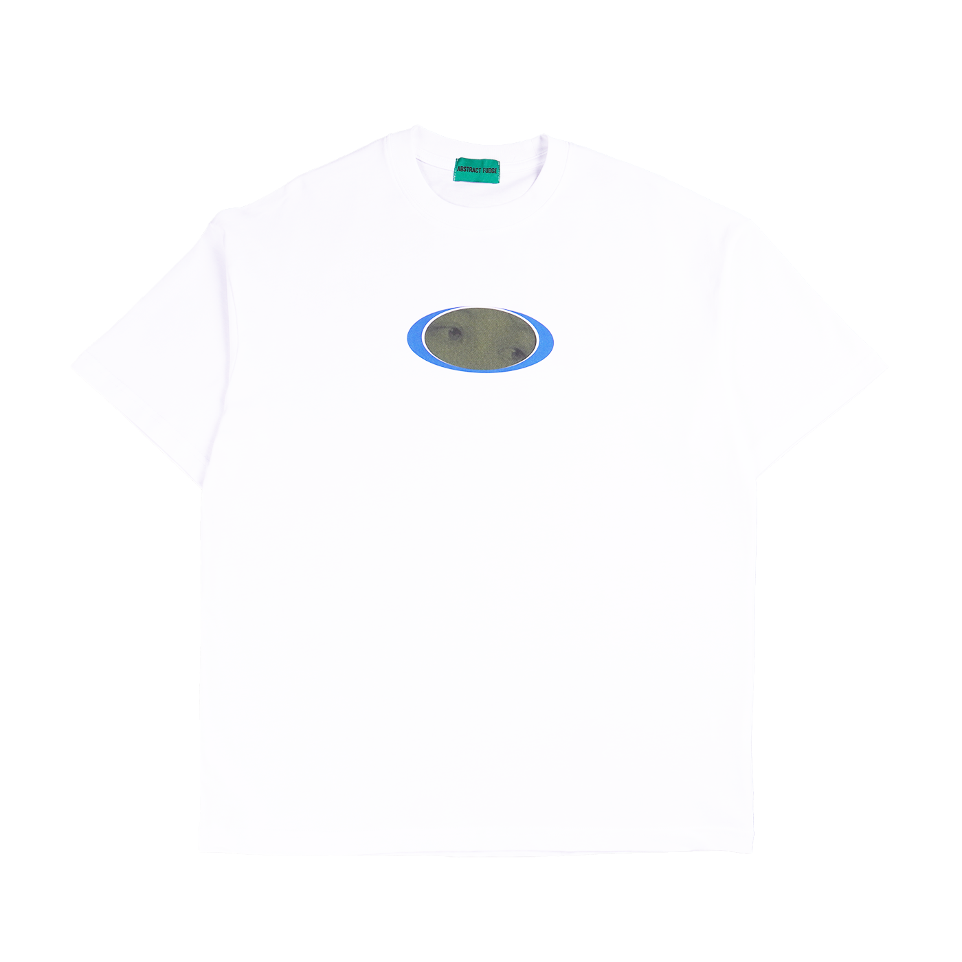 unused eye  Tee white 8.1oz