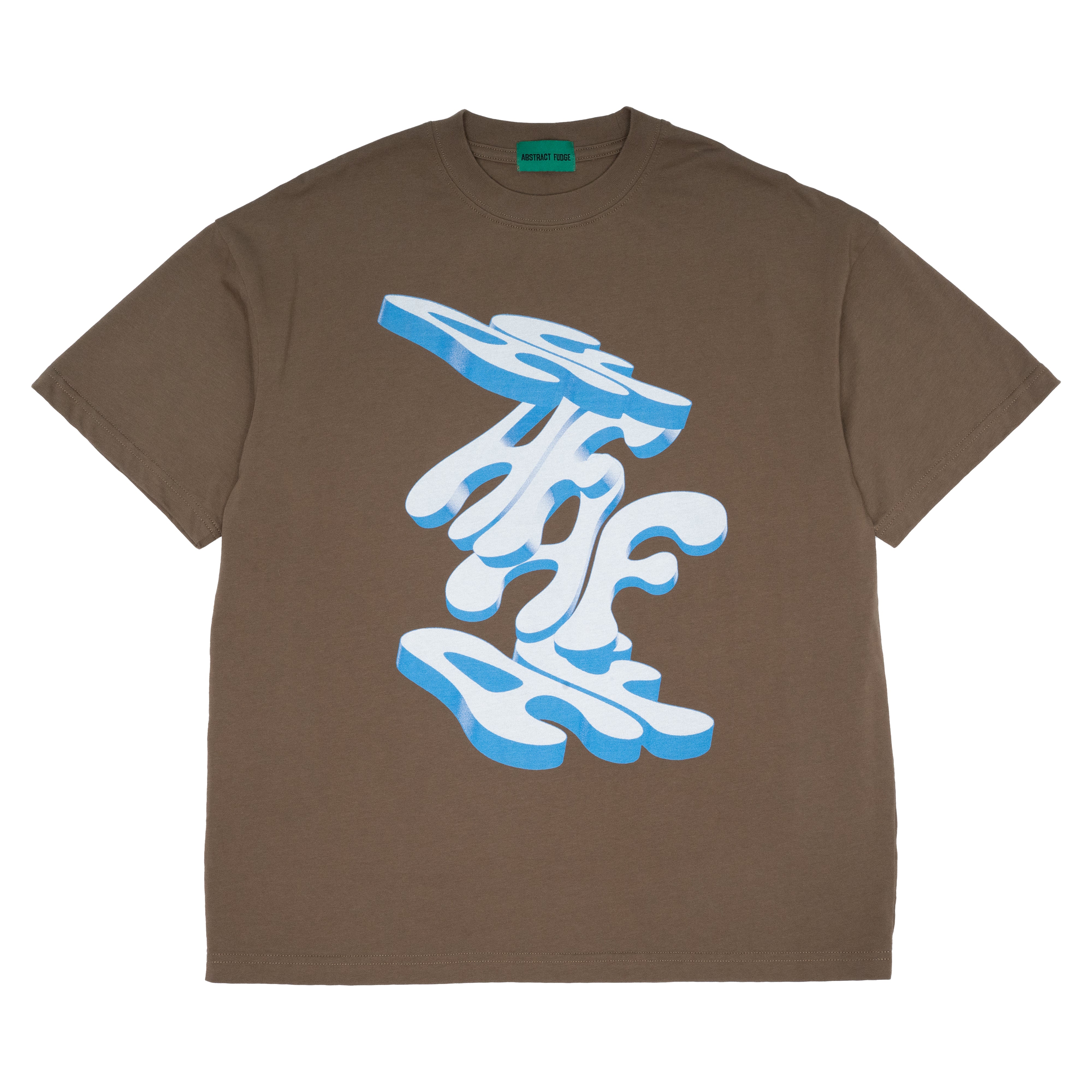 unused Overlapping AF Tee brown 8.1oz